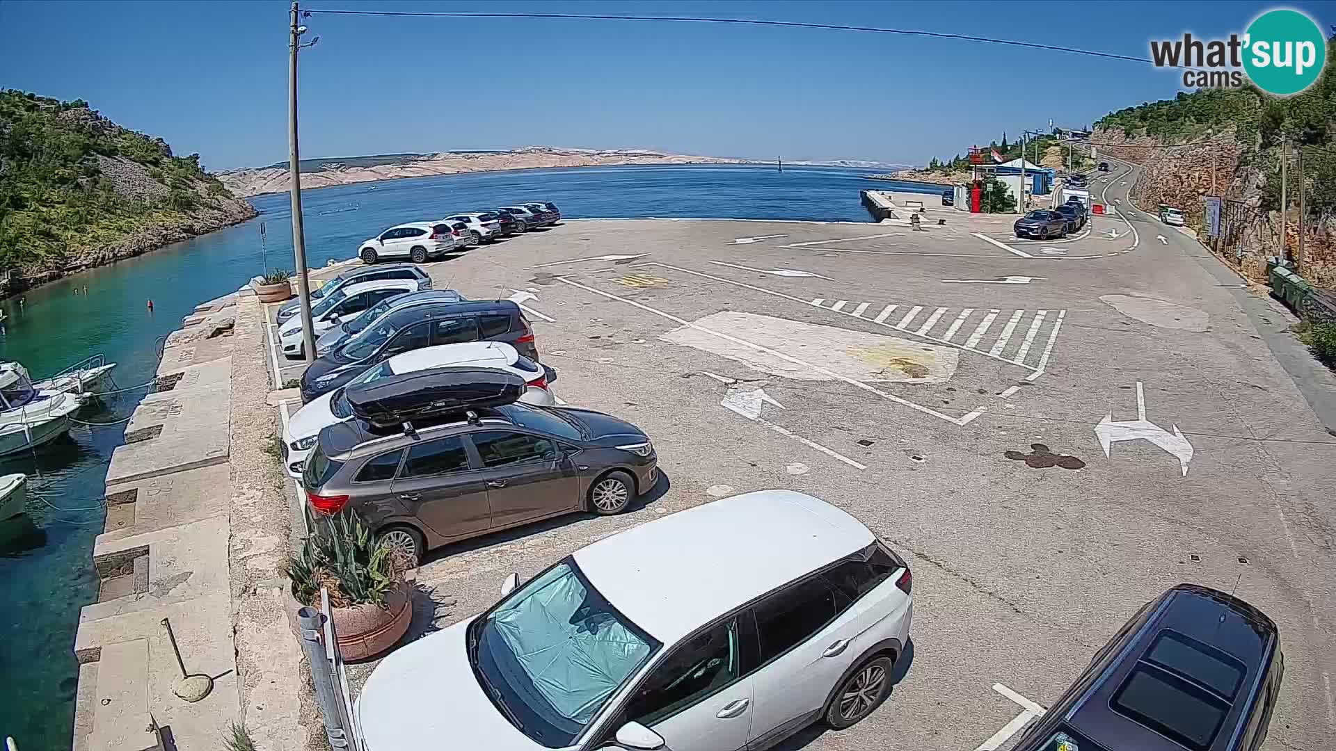 Webcam porto traghetti di Prizna – per l’isola di Pag