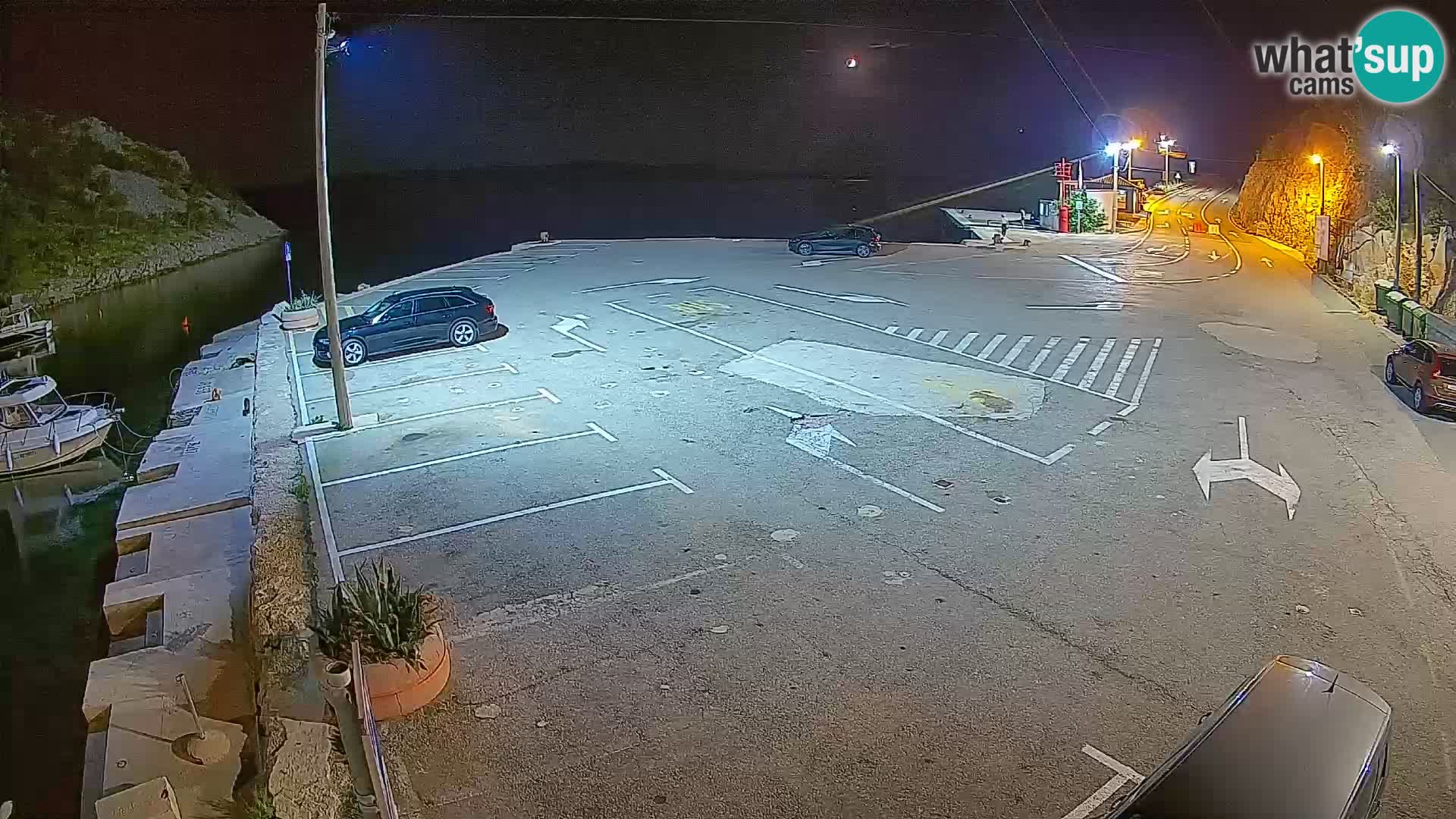 Webcam Fährhafen Prizna – zur Insel Pag