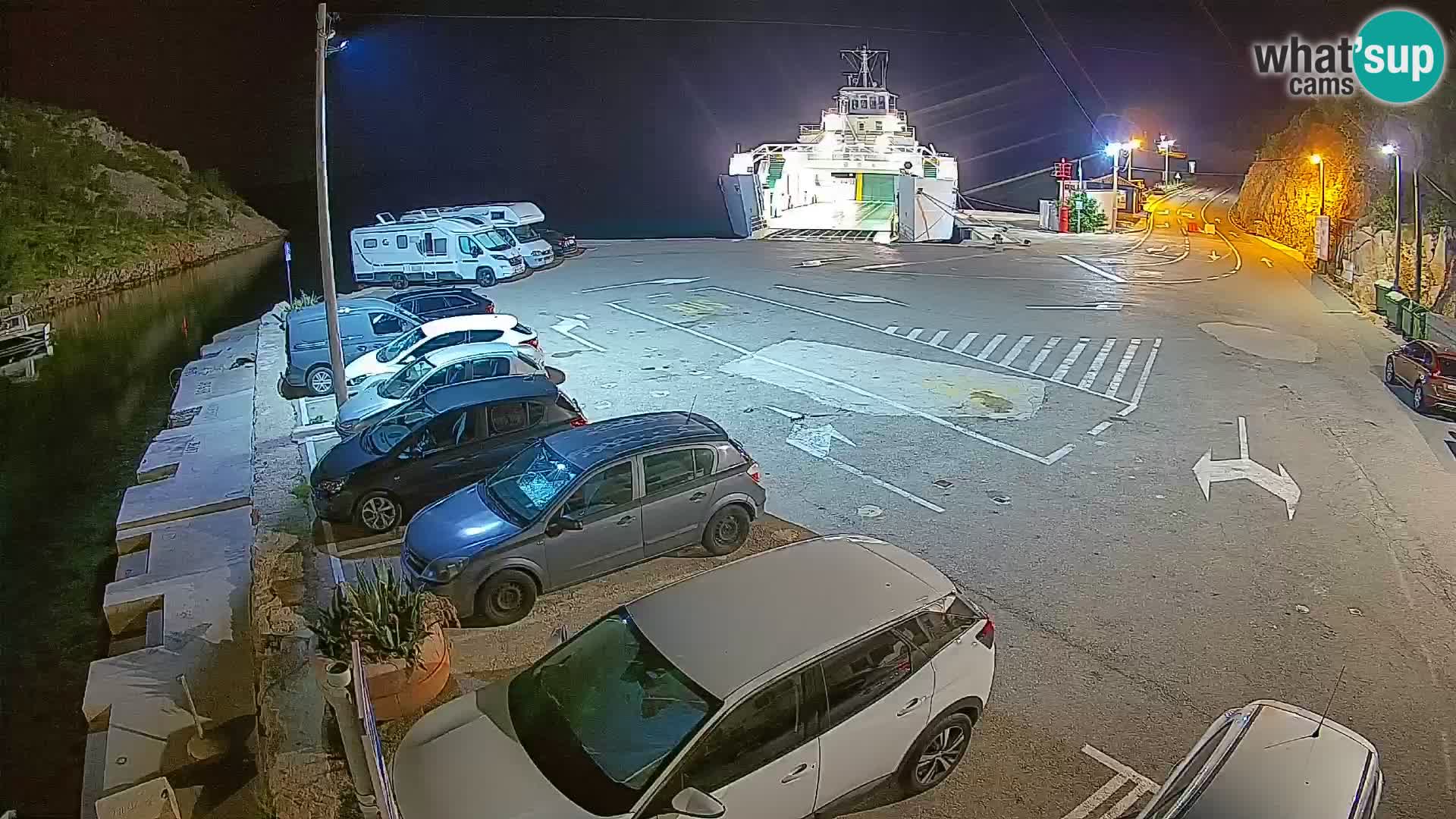 Webcam porto traghetti di Prizna – per l’isola di Pag