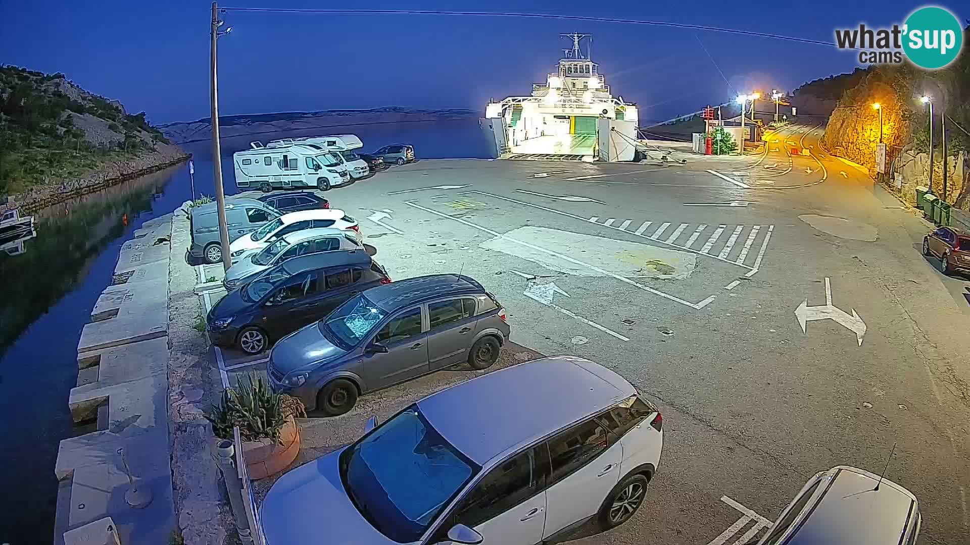 Webcam porto traghetti di Prizna – per l’isola di Pag