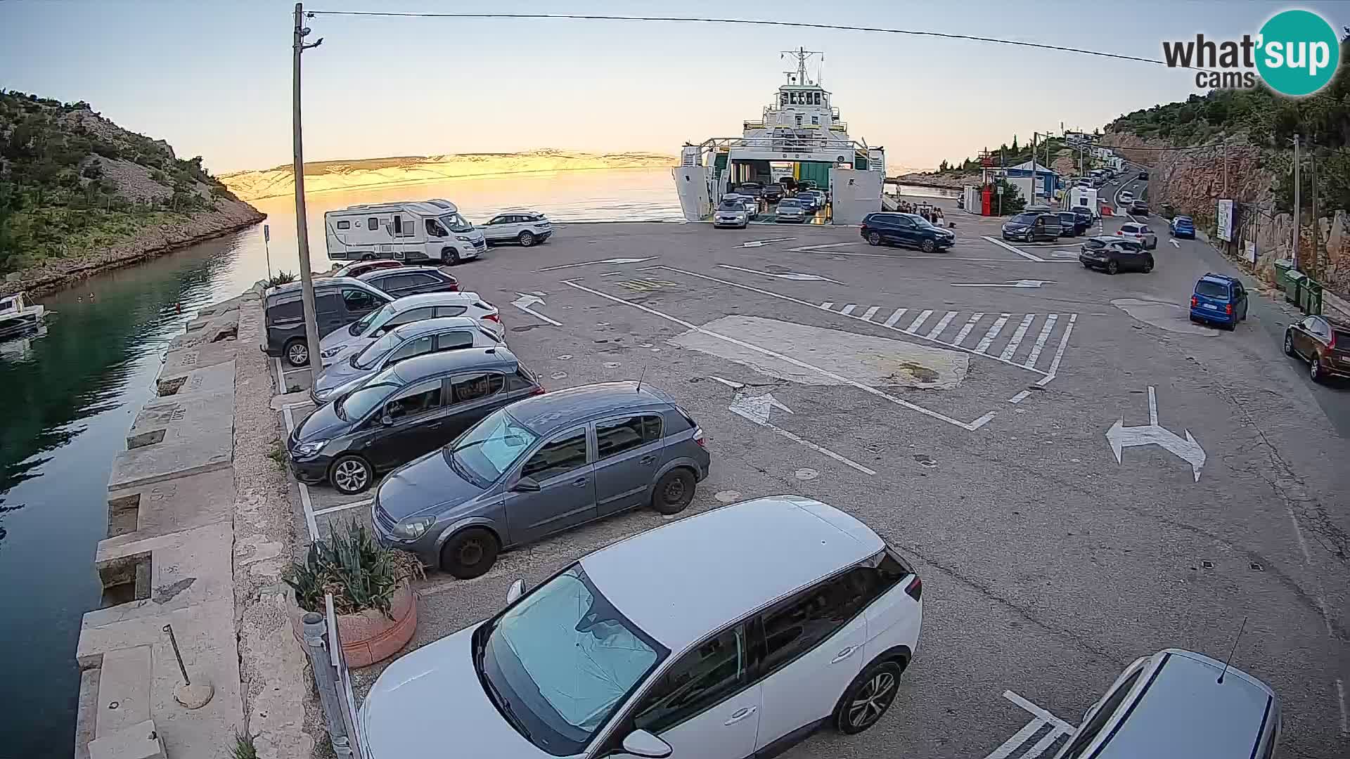 Webcam porto traghetti di Prizna – per l’isola di Pag