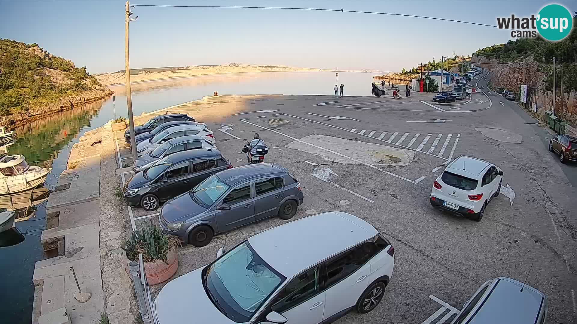 Webcam porto traghetti di Prizna – per l’isola di Pag