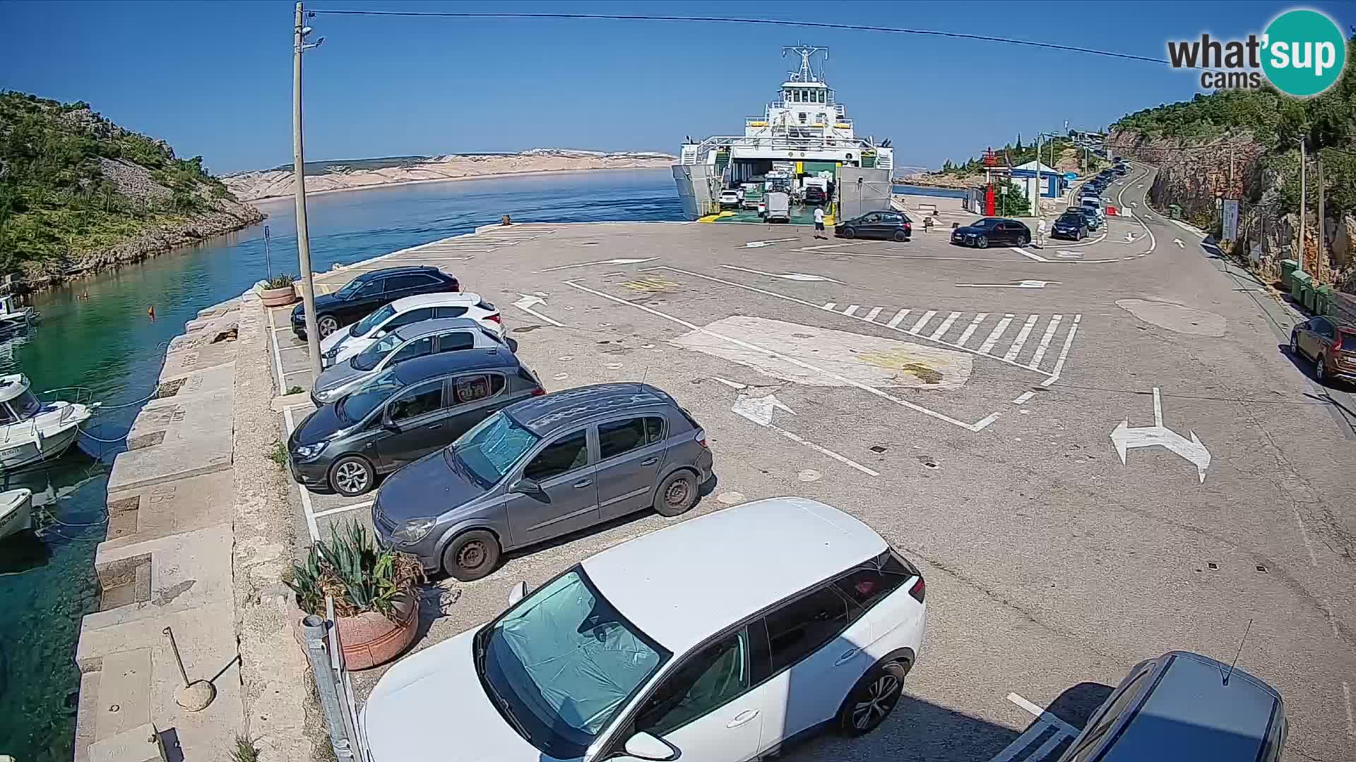 Webcam porto traghetti di Prizna – per l’isola di Pag