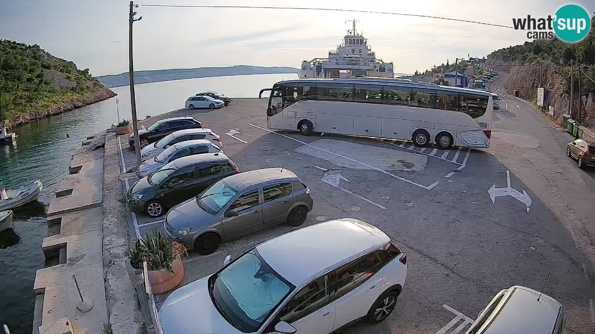 Webcam porto traghetti di Prizna – per l’isola di Pag