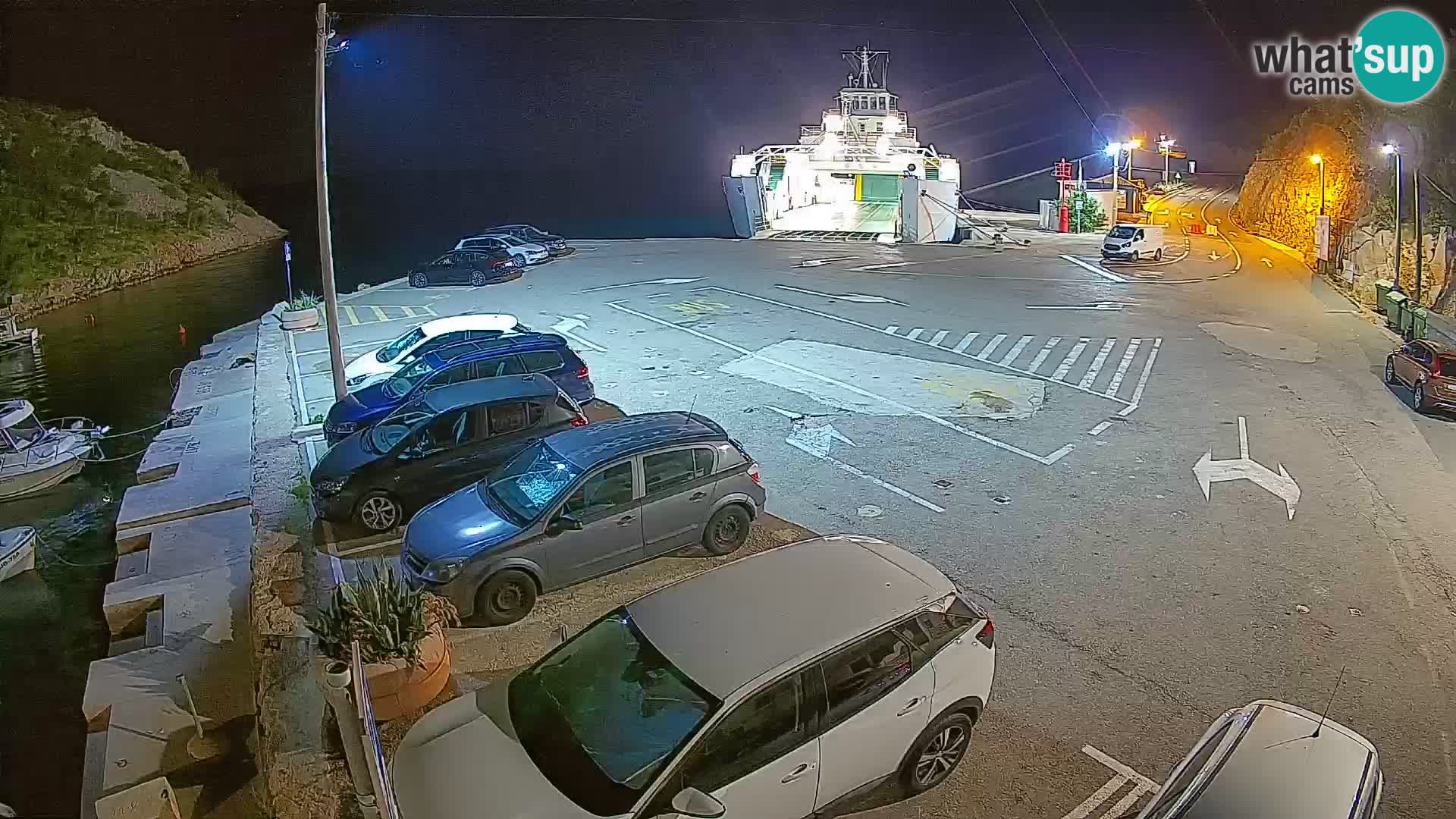 Webcam porto traghetti di Prizna – per l’isola di Pag