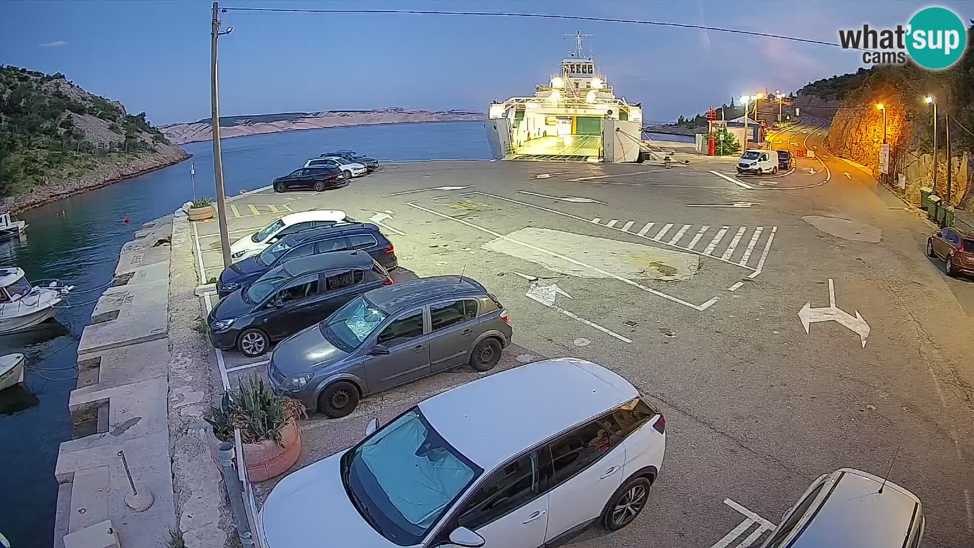 Webcam porto traghetti di Prizna – per l’isola di Pag