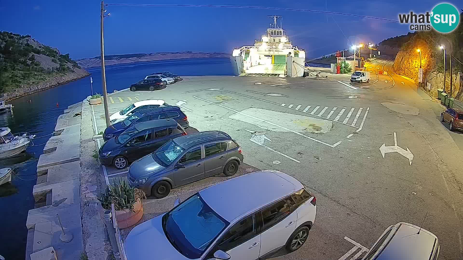 Webcam porto traghetti di Prizna – per l’isola di Pag