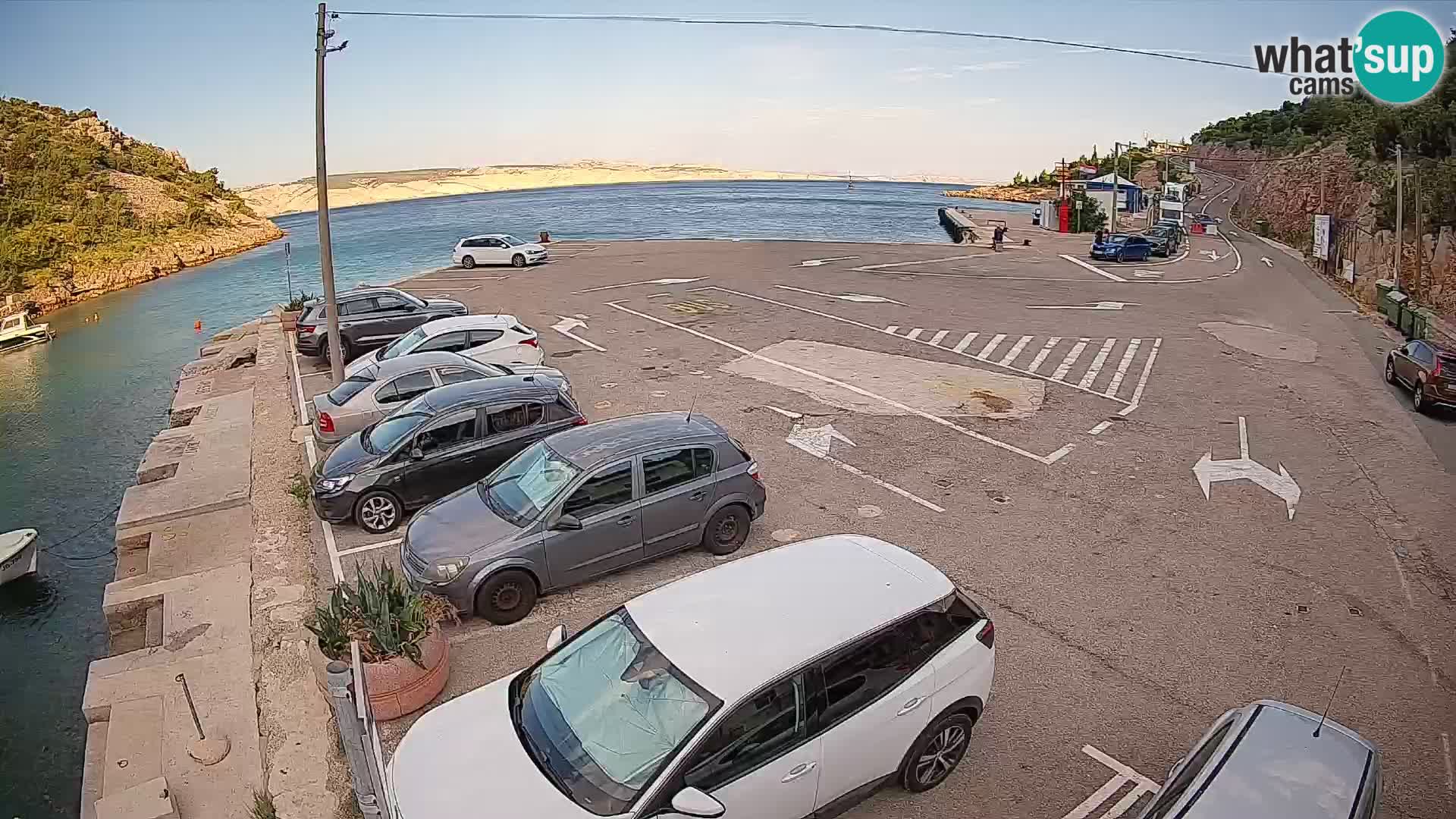Webcam porto traghetti di Prizna – per l’isola di Pag