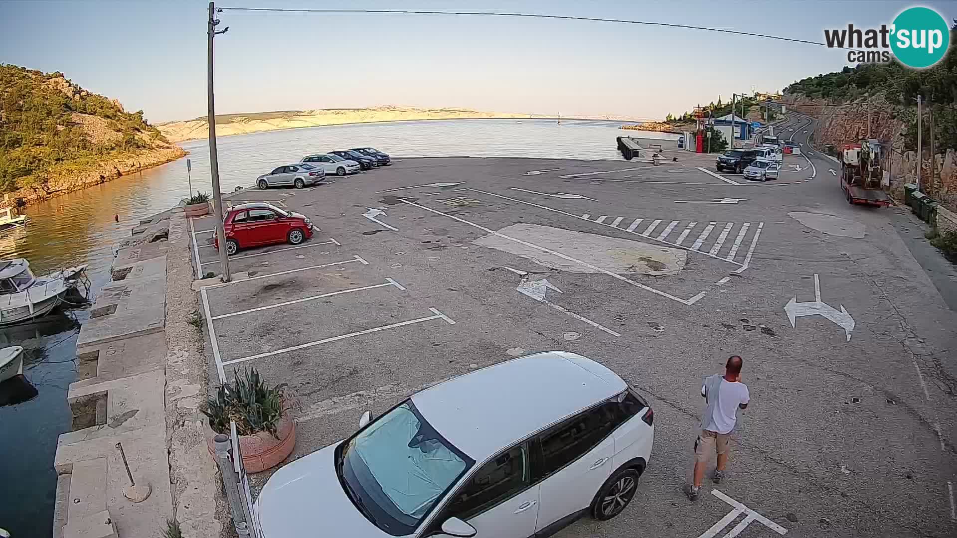 Webcam porto traghetti di Prizna – per l’isola di Pag