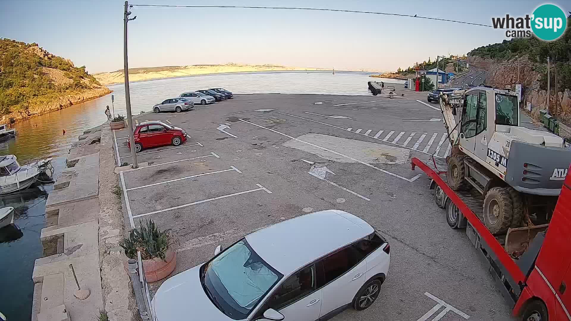Webcam porto traghetti di Prizna – per l’isola di Pag