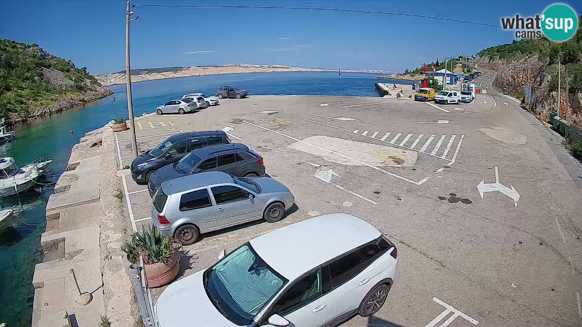 Webcam porto traghetti di Prizna – per l’isola di Pag