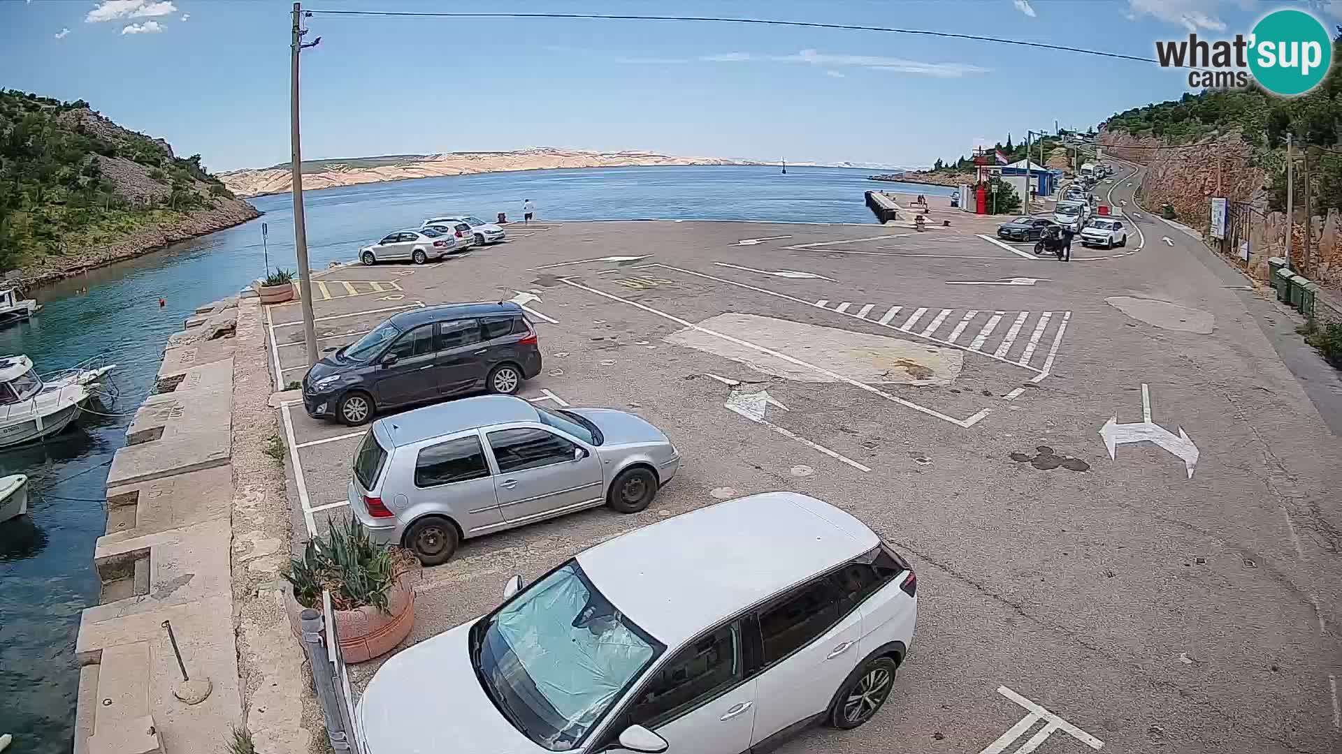 Webcam porto traghetti di Prizna – per l’isola di Pag