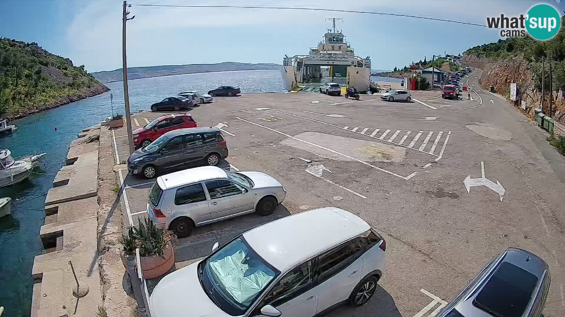 Webcam porto traghetti di Prizna – per l’isola di Pag