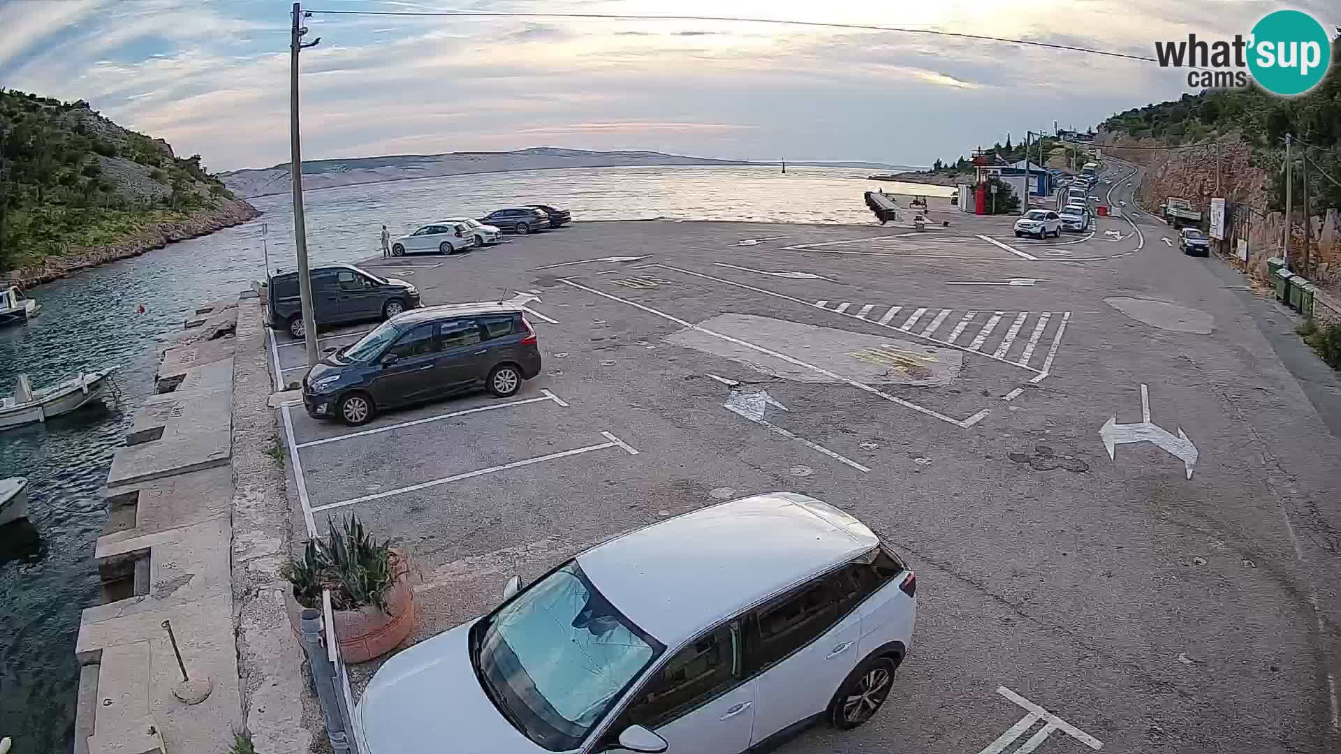 Webcam porto traghetti di Prizna – per l’isola di Pag