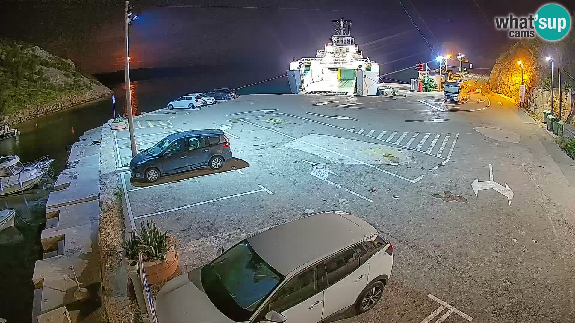 Webcam porto traghetti di Prizna – per l’isola di Pag