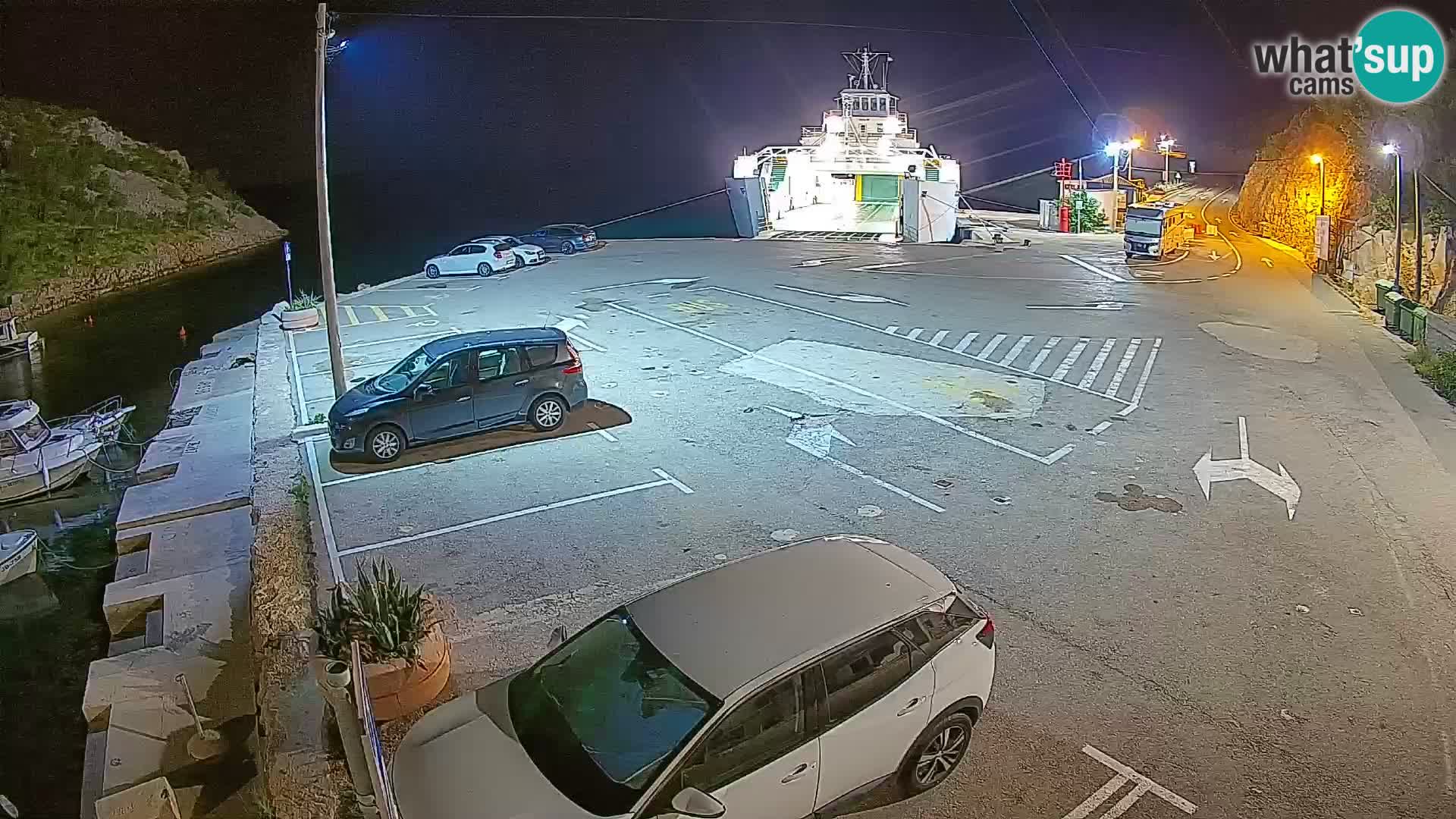 Webcam porto traghetti di Prizna – per l’isola di Pag