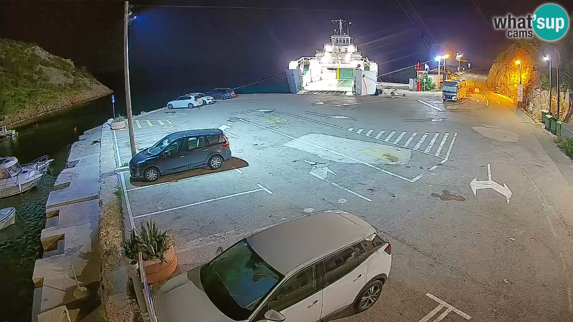 Webcam porto traghetti di Prizna – per l’isola di Pag