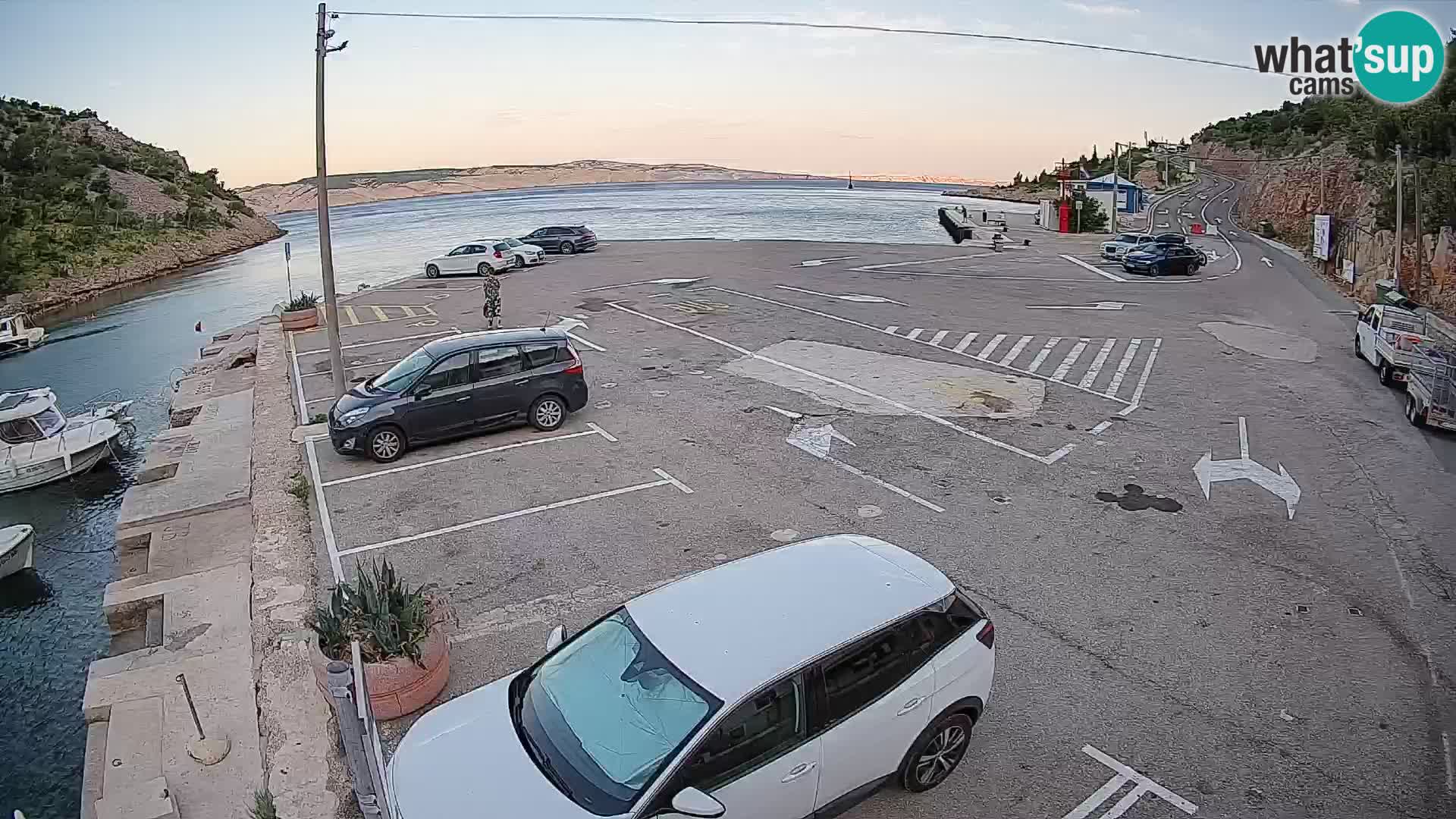 Webcam porto traghetti di Prizna – per l’isola di Pag