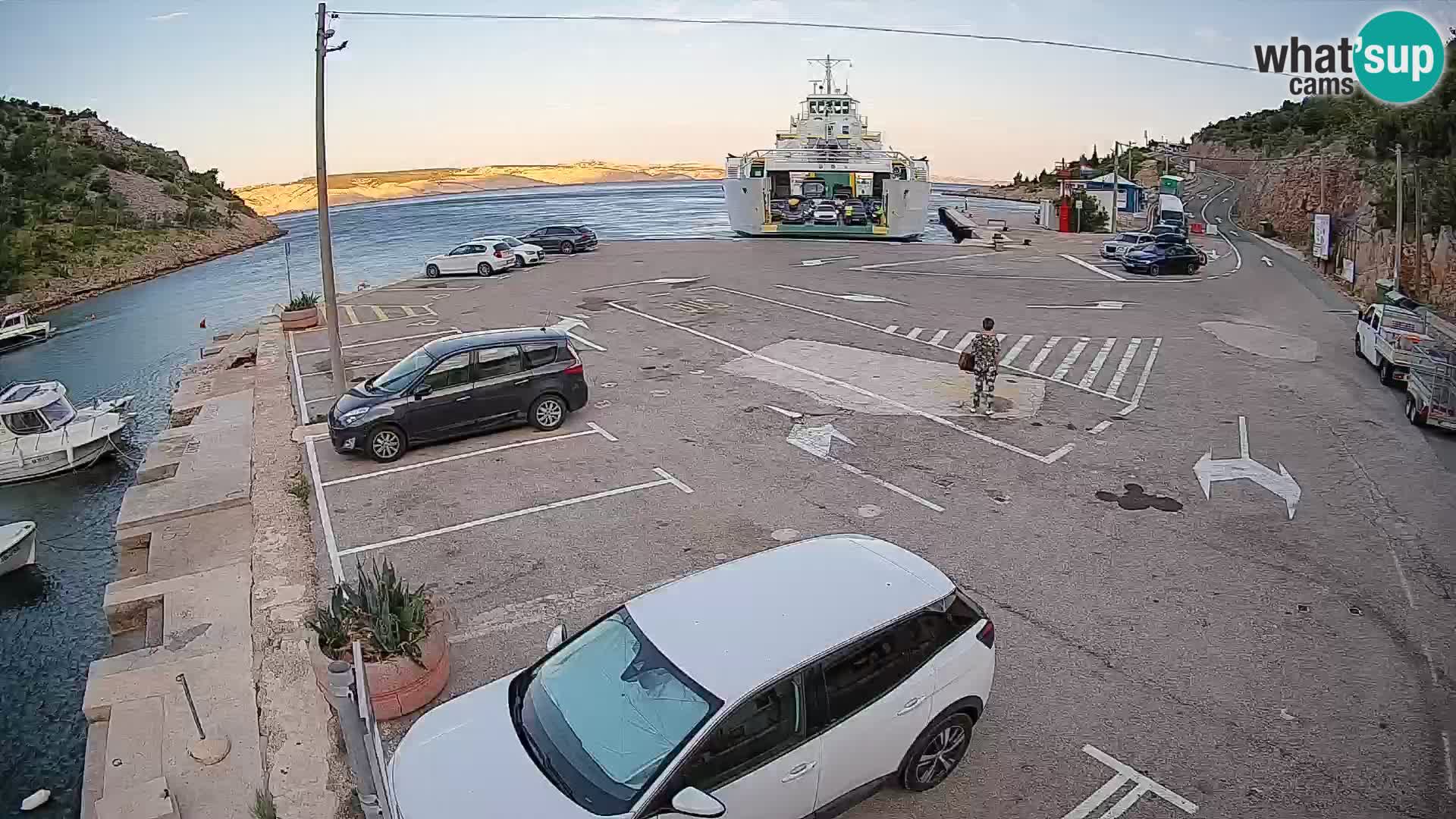 Webcam porto traghetti di Prizna – per l’isola di Pag