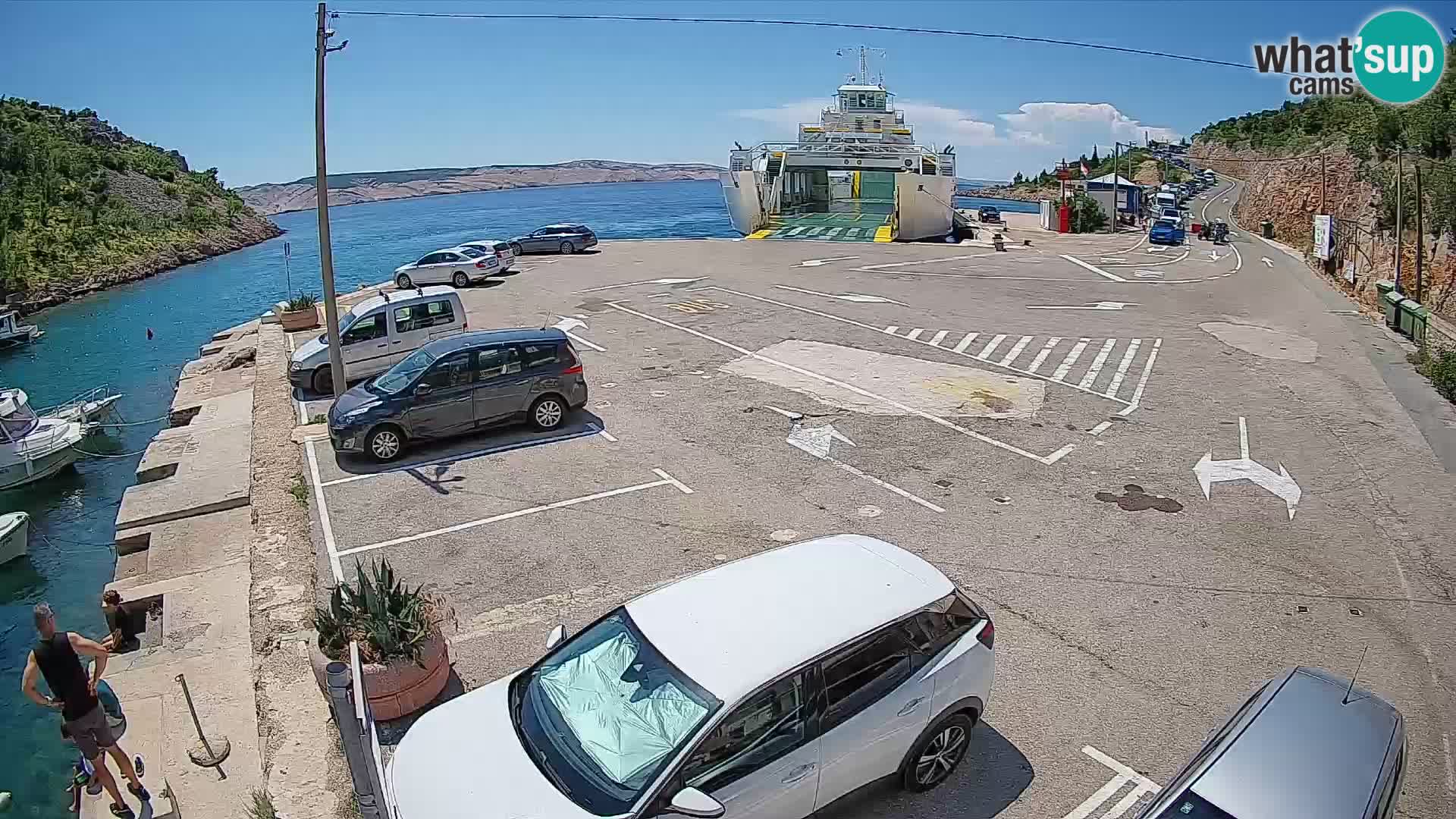 Webcam porto traghetti di Prizna – per l’isola di Pag