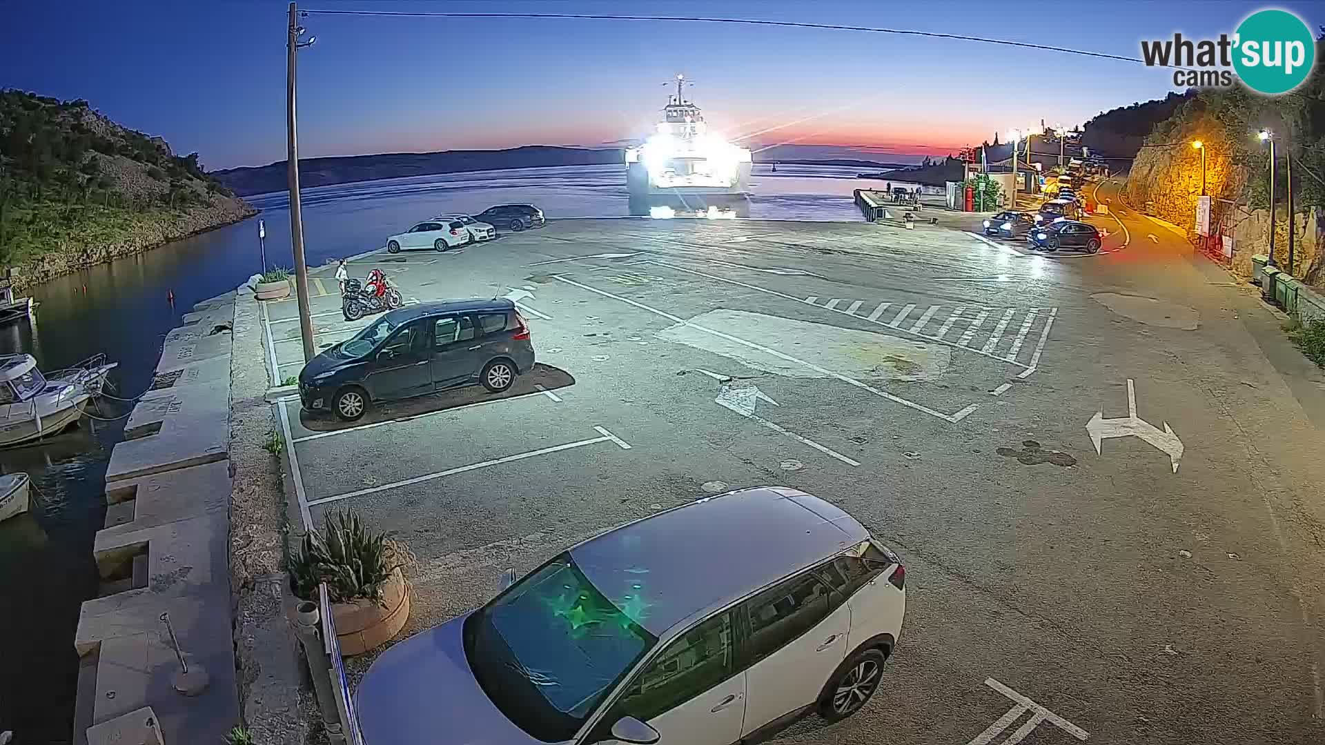 Webcam porto traghetti di Prizna – per l’isola di Pag