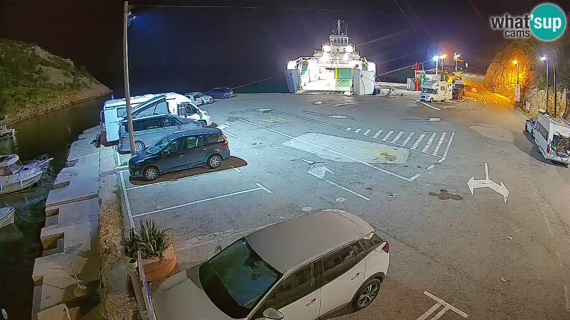 Webcam porto traghetti di Prizna – per l’isola di Pag