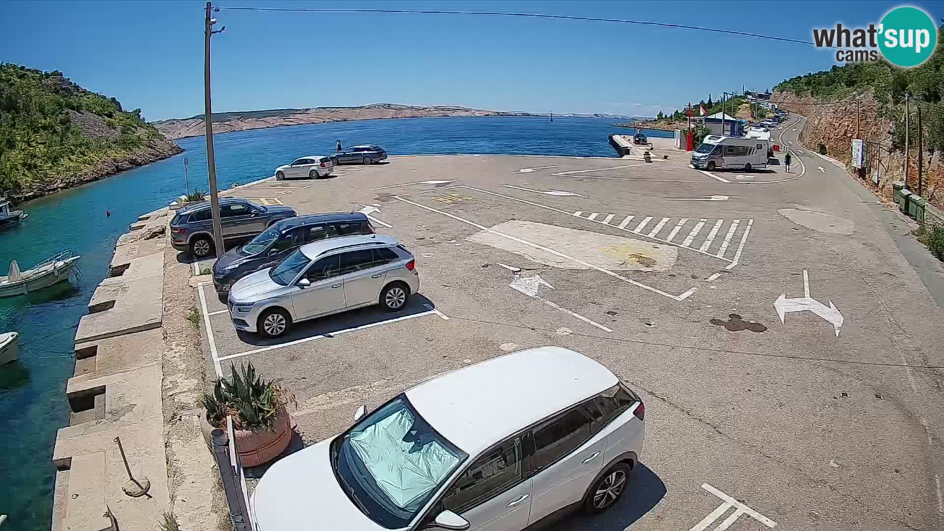 Webcam porto traghetti di Prizna – per l’isola di Pag