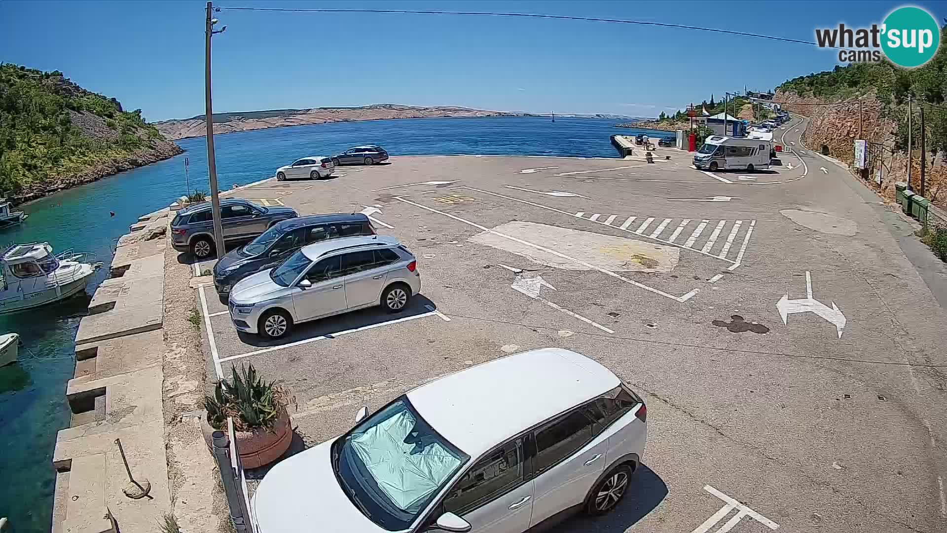 Webcam porto traghetti di Prizna – per l’isola di Pag