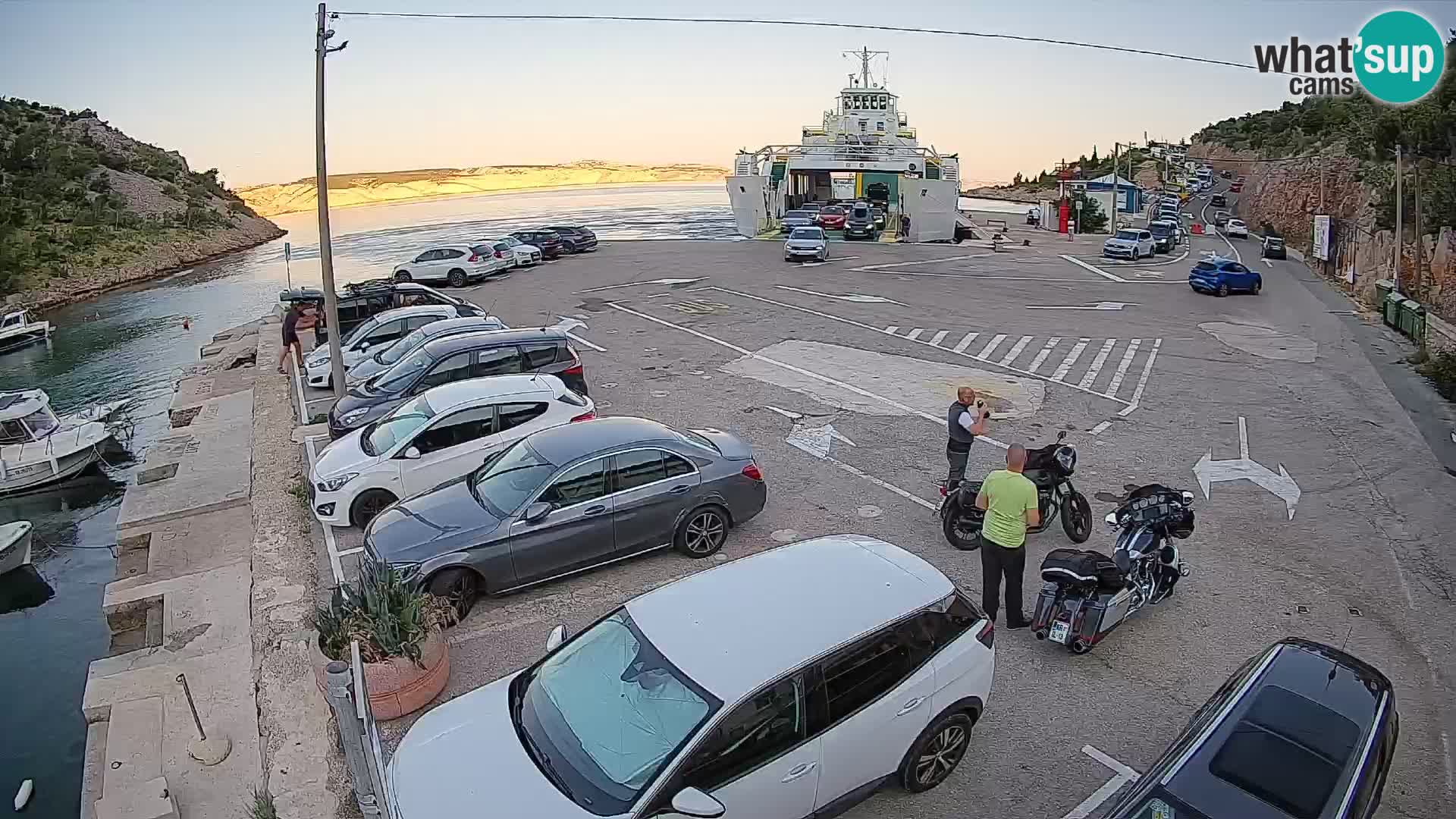 Webcam porto traghetti di Prizna – per l’isola di Pag