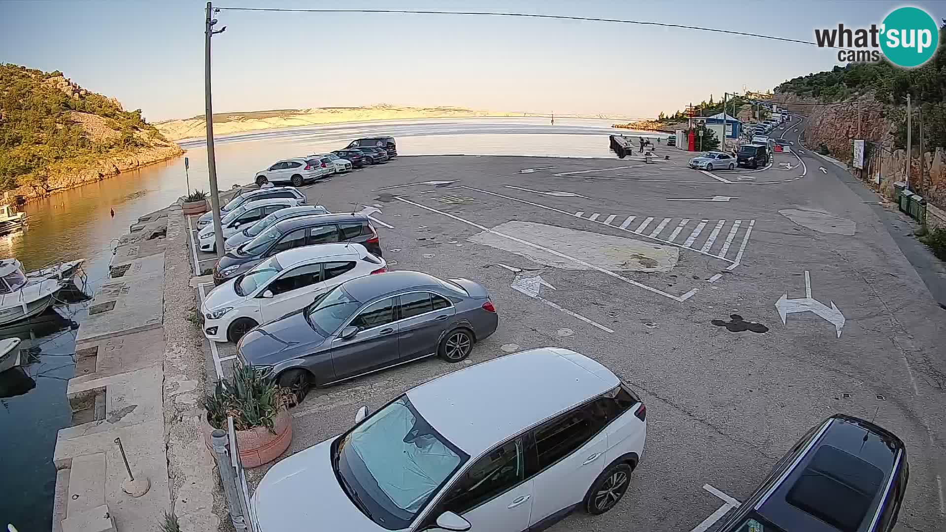 Webcam porto traghetti di Prizna – per l’isola di Pag