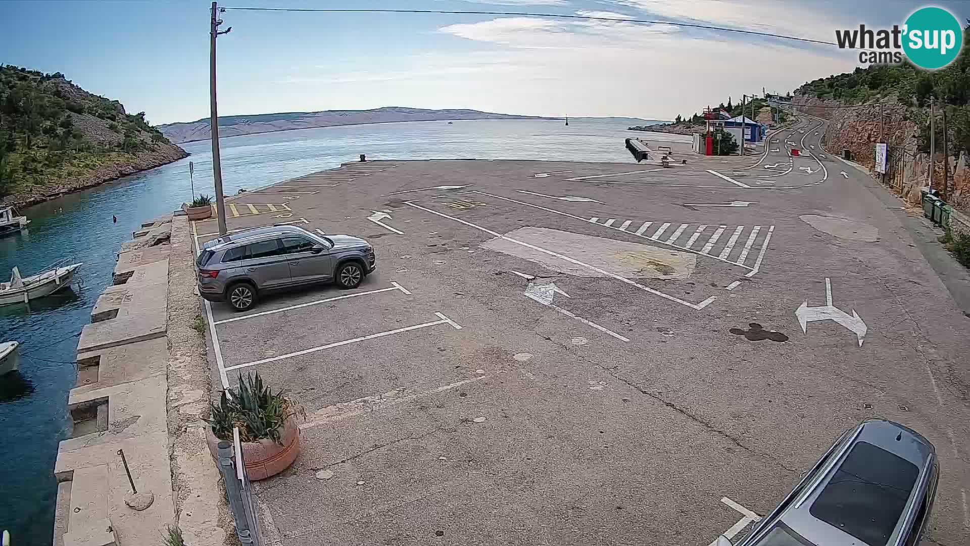 Webcam porto traghetti di Prizna – per l’isola di Pag