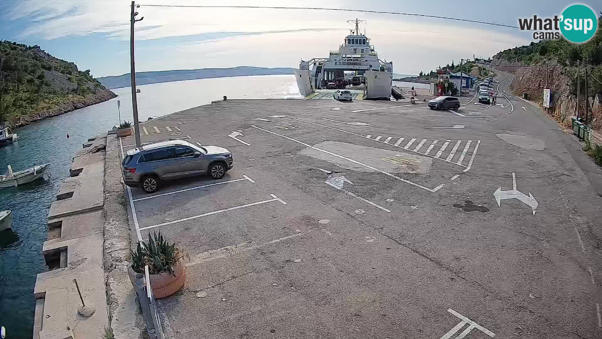 Webcam porto traghetti di Prizna – per l’isola di Pag