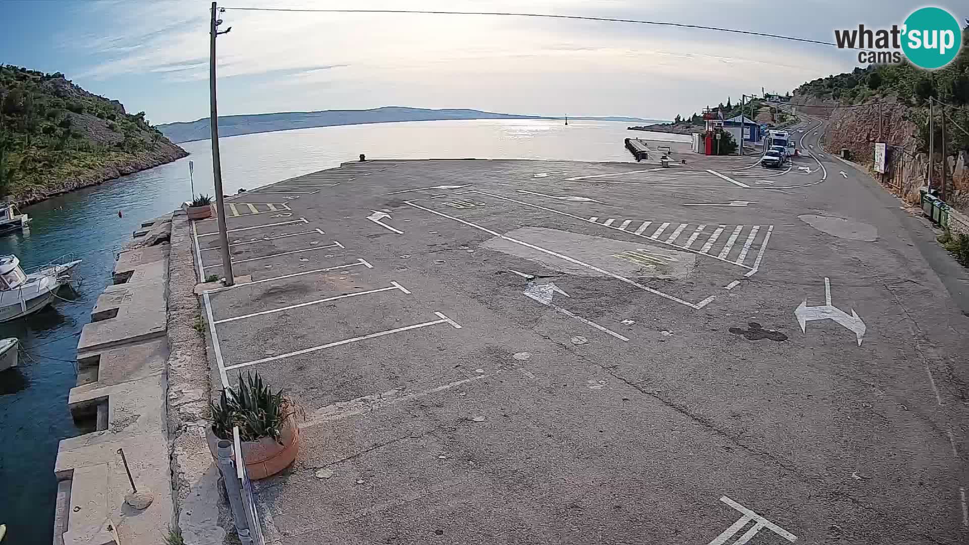 Webcam porto traghetti di Prizna – per l’isola di Pag