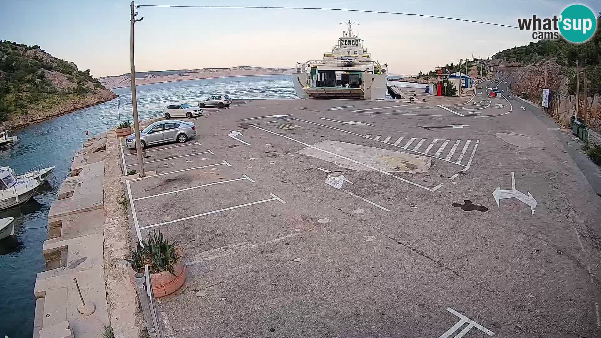 Webcam porto traghetti di Prizna – per l’isola di Pag