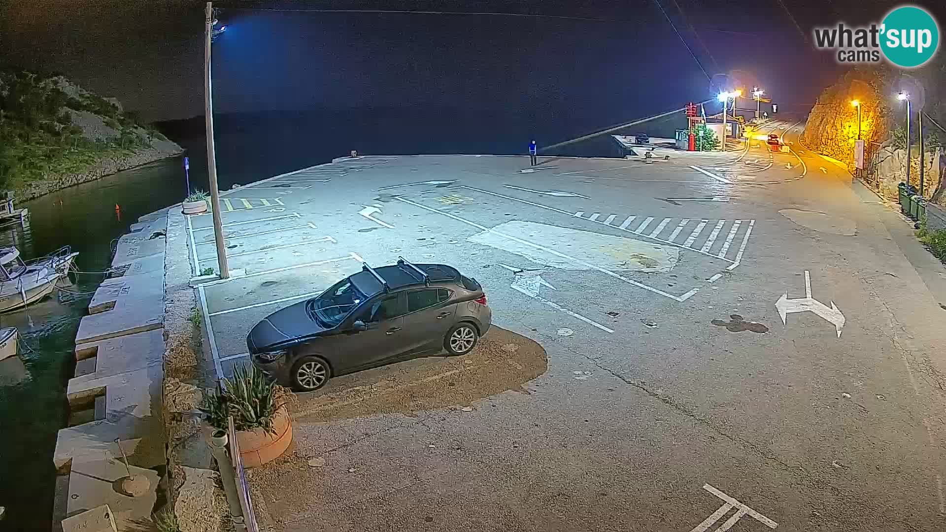 Webcam Fährhafen Prizna – zur Insel Pag