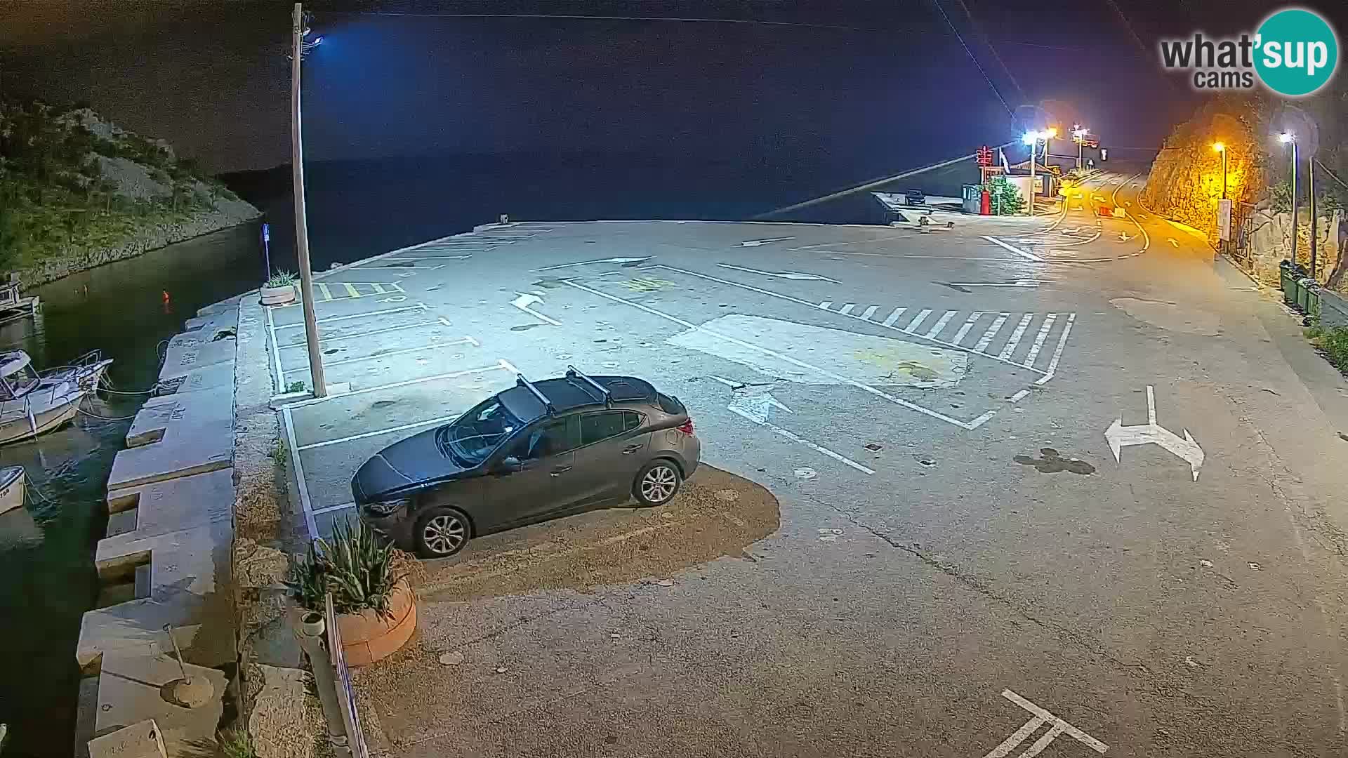 Webcam Fährhafen Prizna – zur Insel Pag