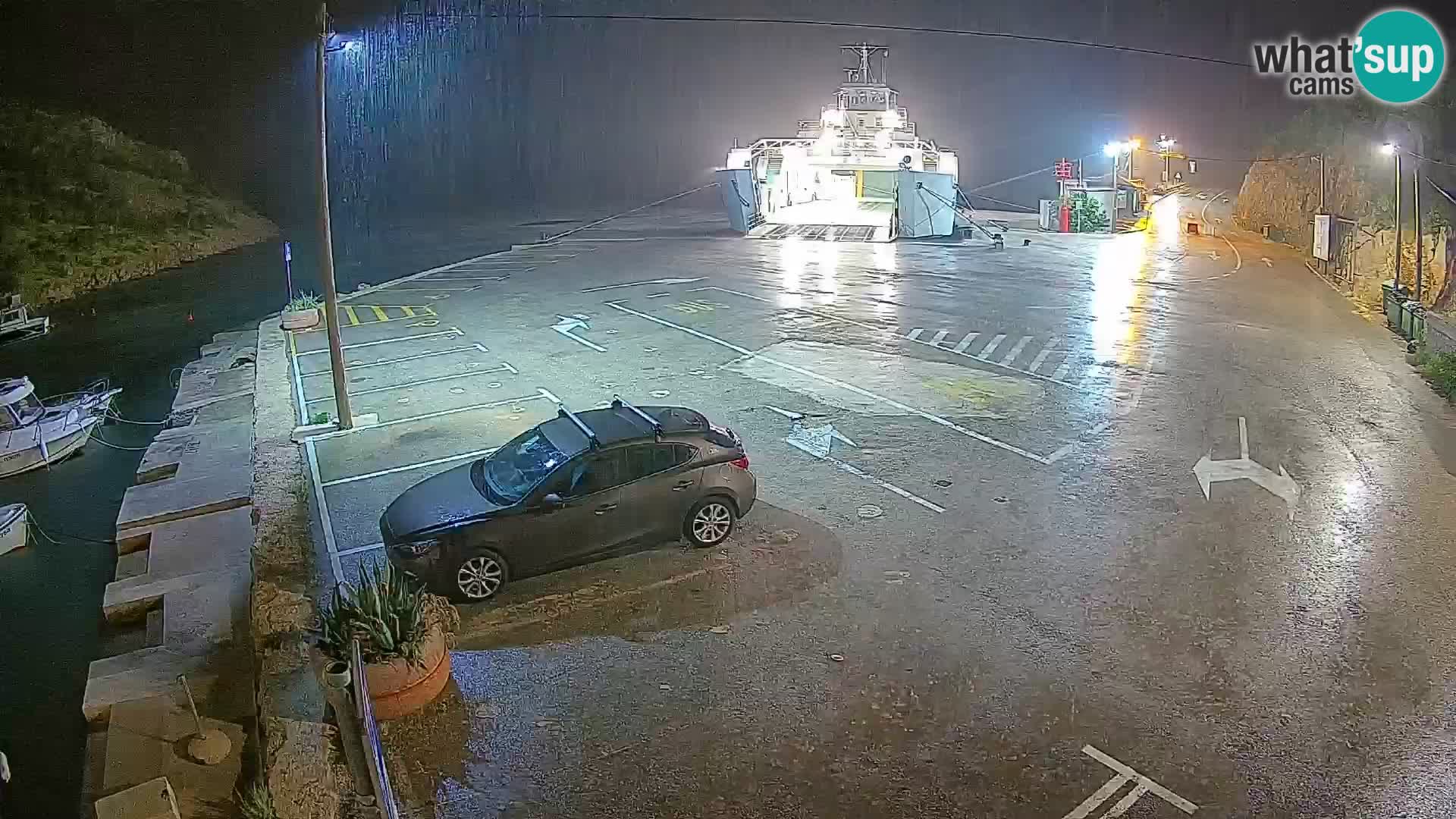 Webcam porto traghetti di Prizna – per l’isola di Pag