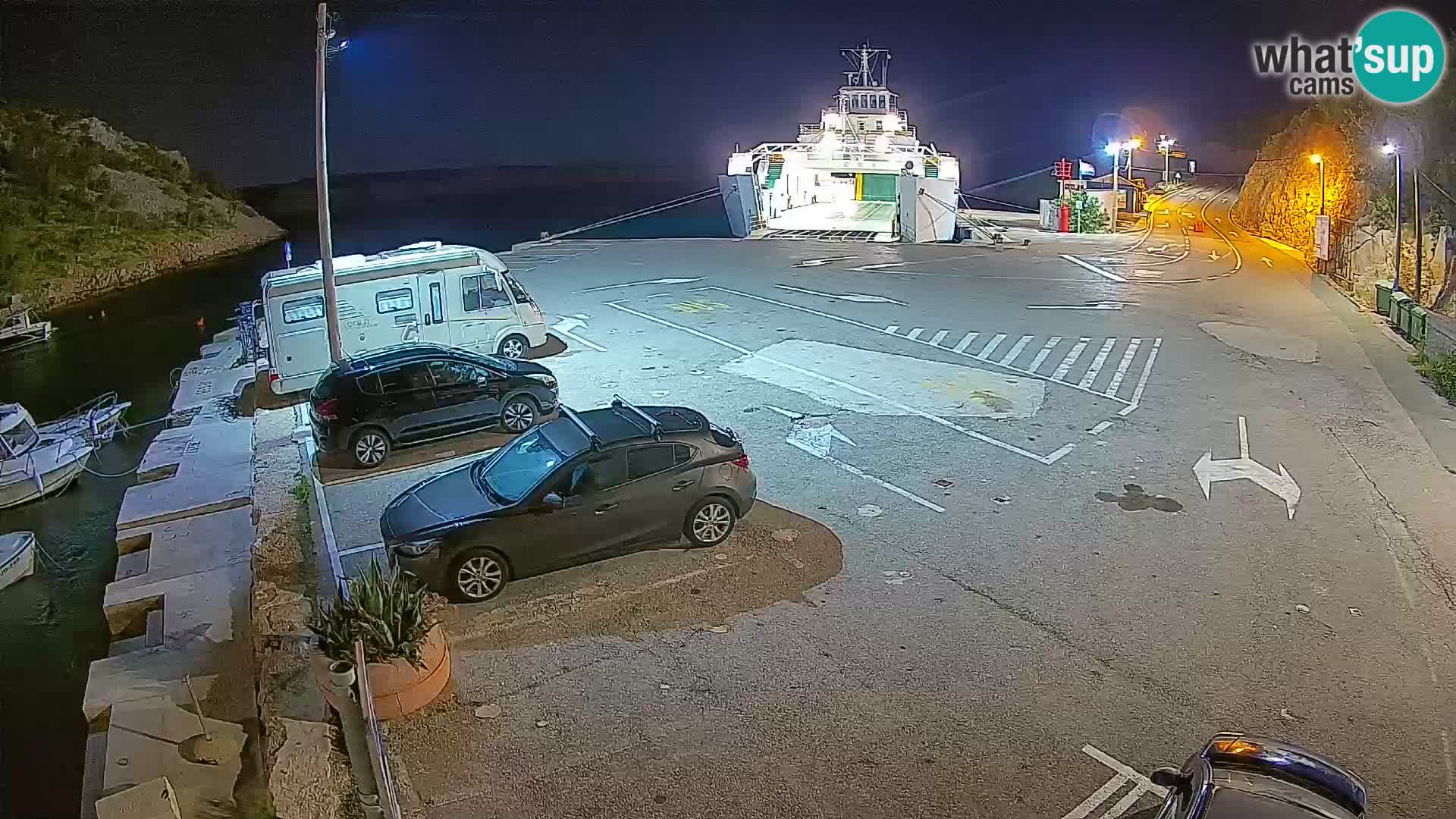 Webcam porto traghetti di Prizna – per l’isola di Pag