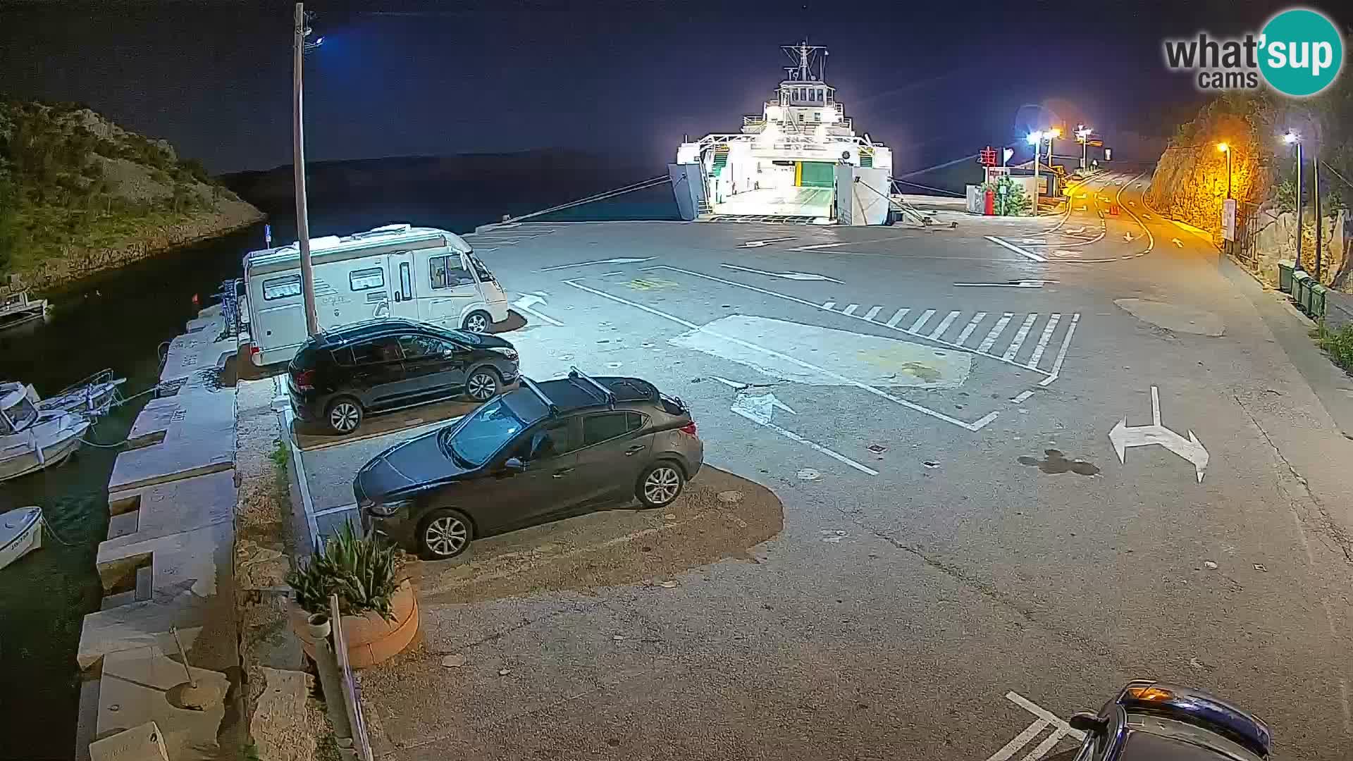 Webcam porto traghetti di Prizna – per l’isola di Pag