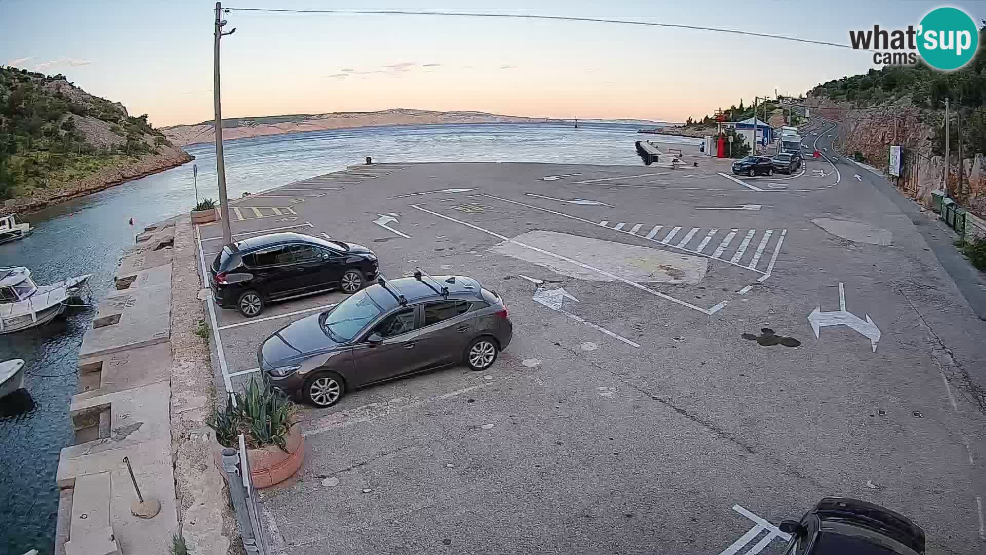 Webcam porto traghetti di Prizna – per l’isola di Pag