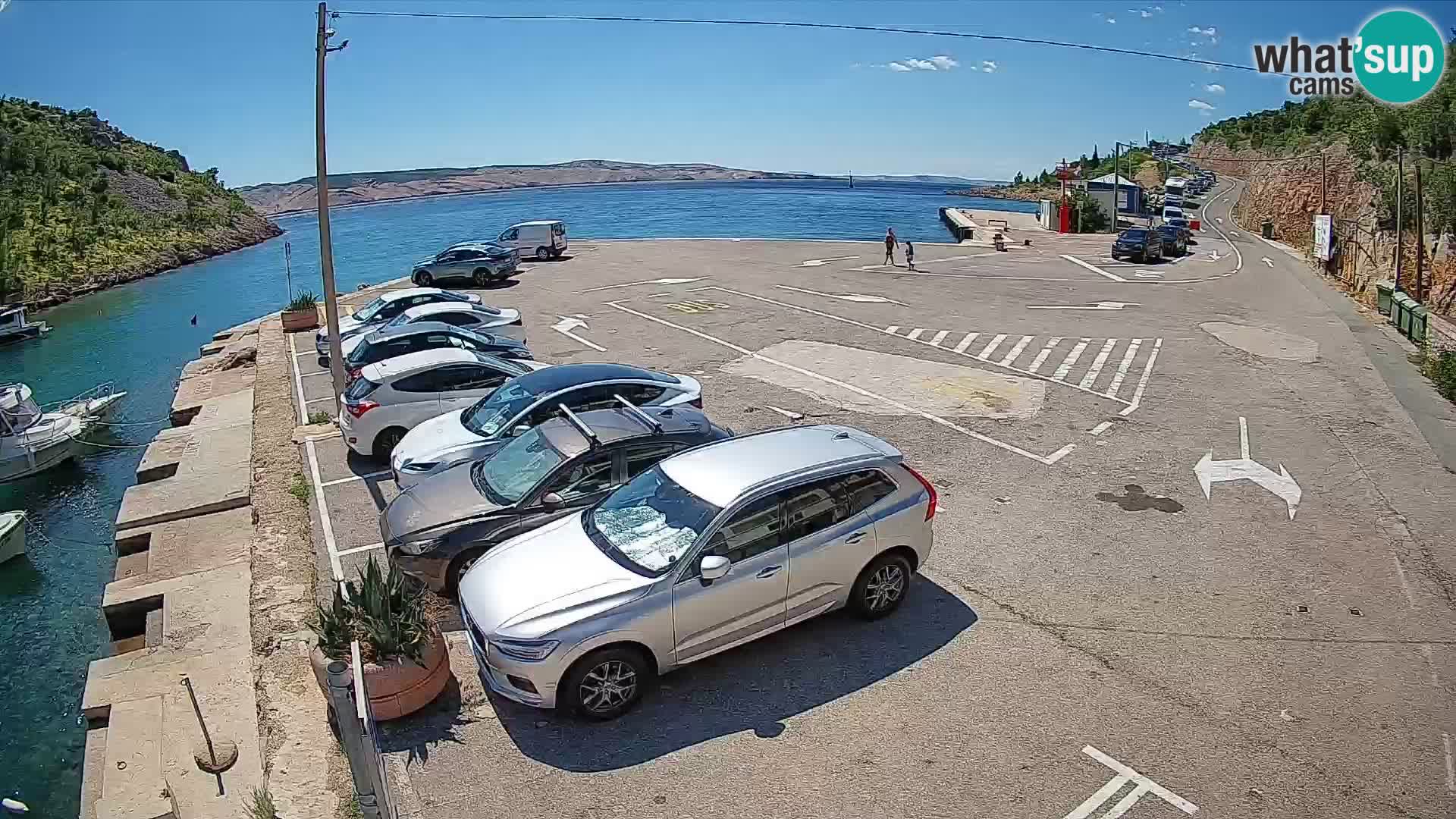 Webcam porto traghetti di Prizna – per l’isola di Pag