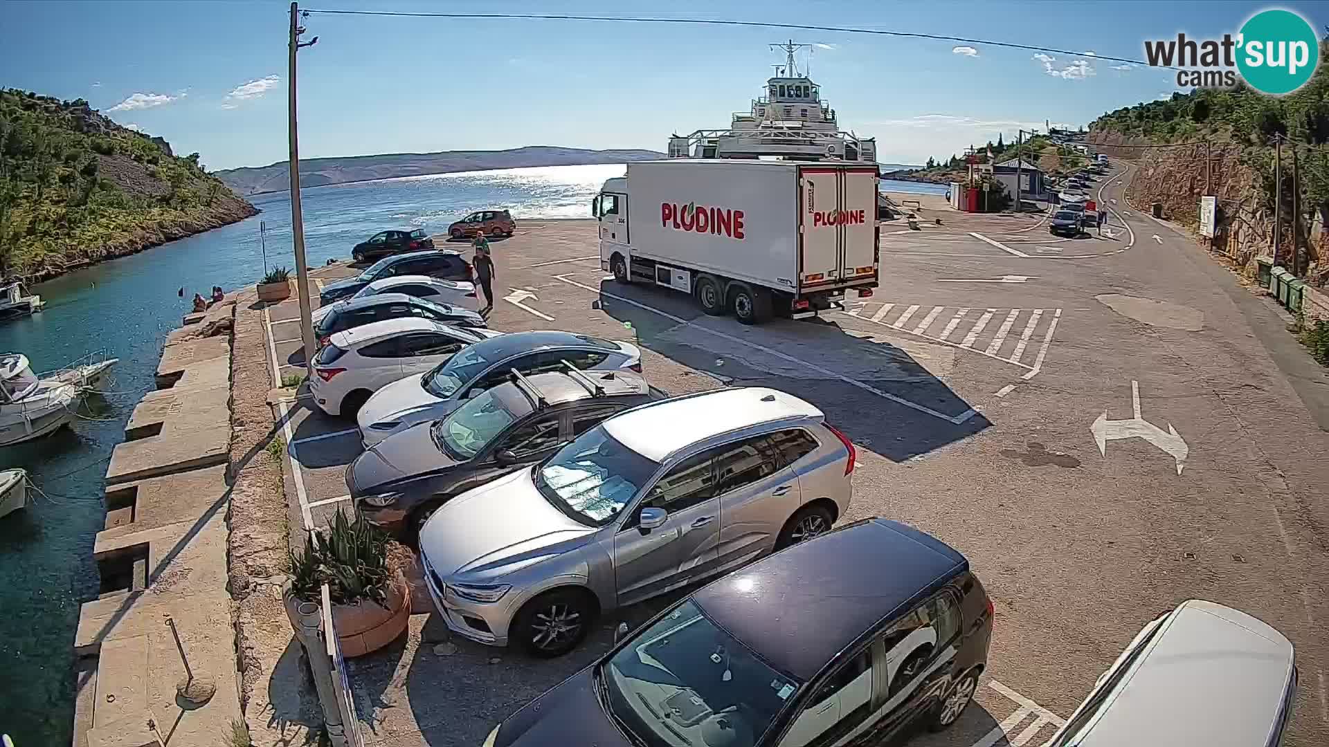 Webcam porto traghetti di Prizna – per l’isola di Pag