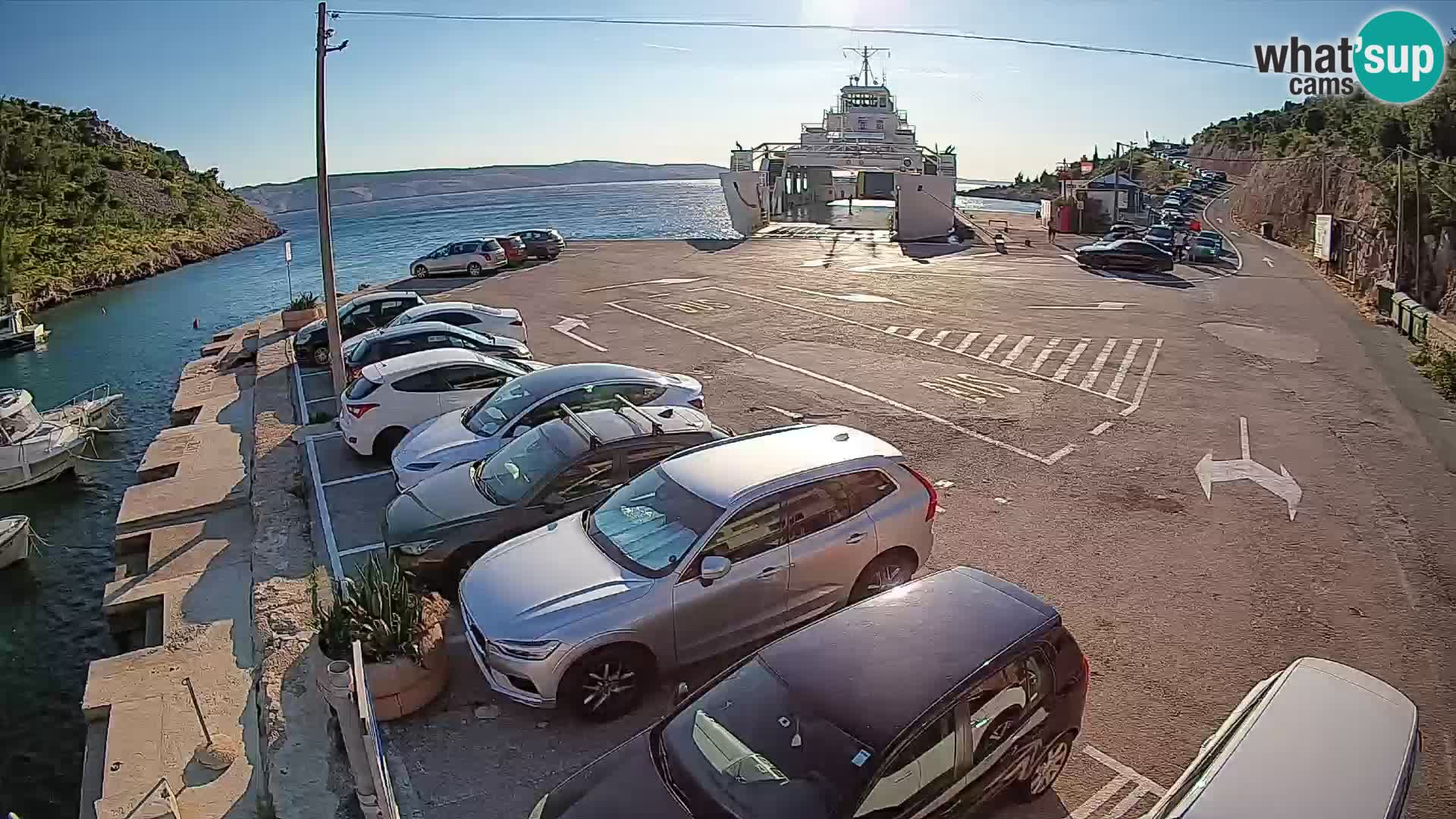 Webcam porto traghetti di Prizna – per l’isola di Pag