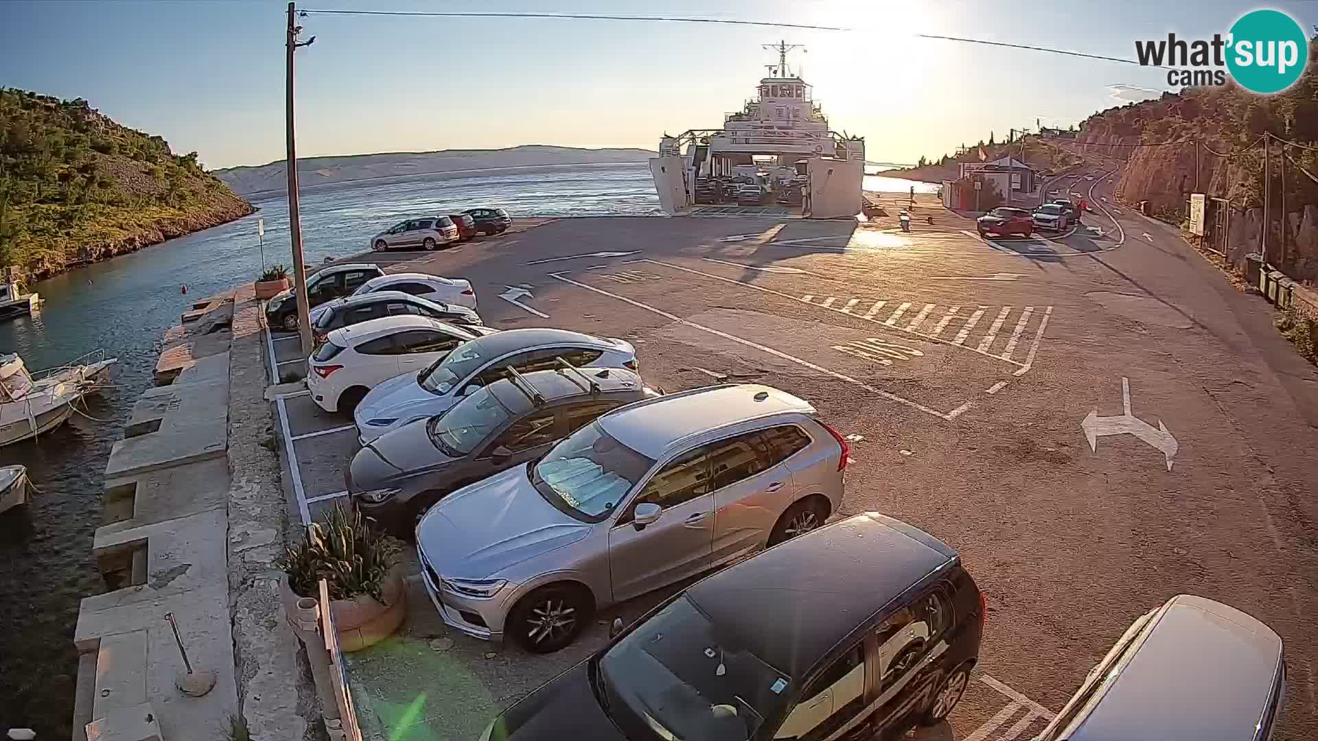 Webcam porto traghetti di Prizna – per l’isola di Pag