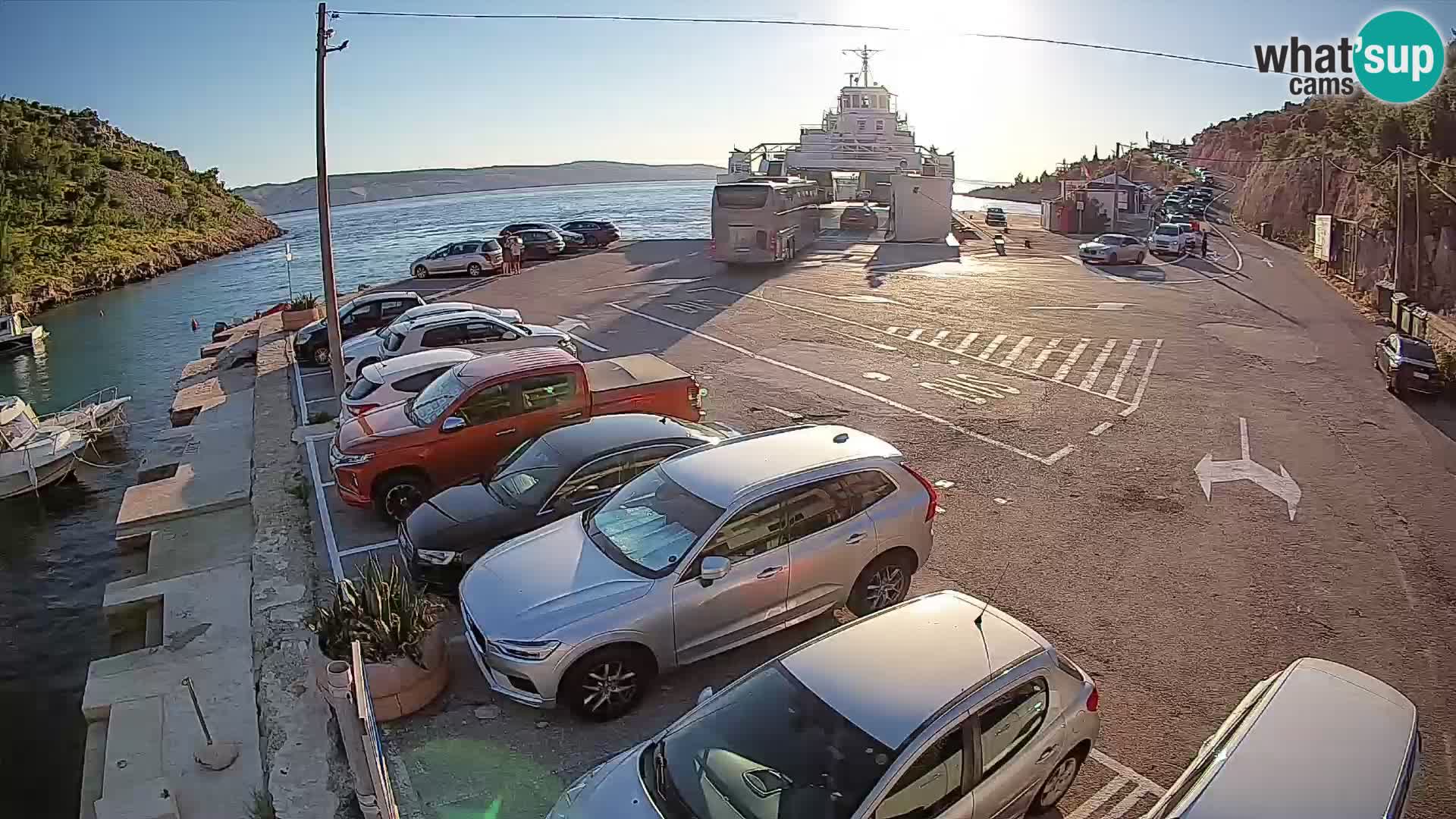 Webcam porto traghetti di Prizna – per l’isola di Pag