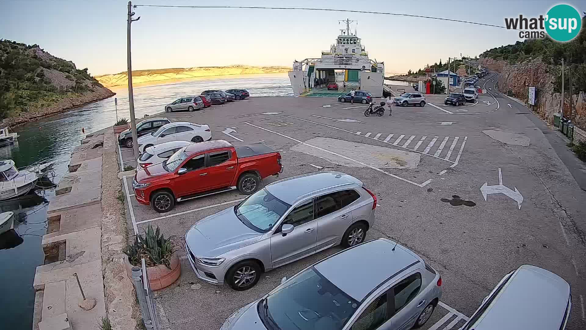 Webcam porto traghetti di Prizna – per l’isola di Pag