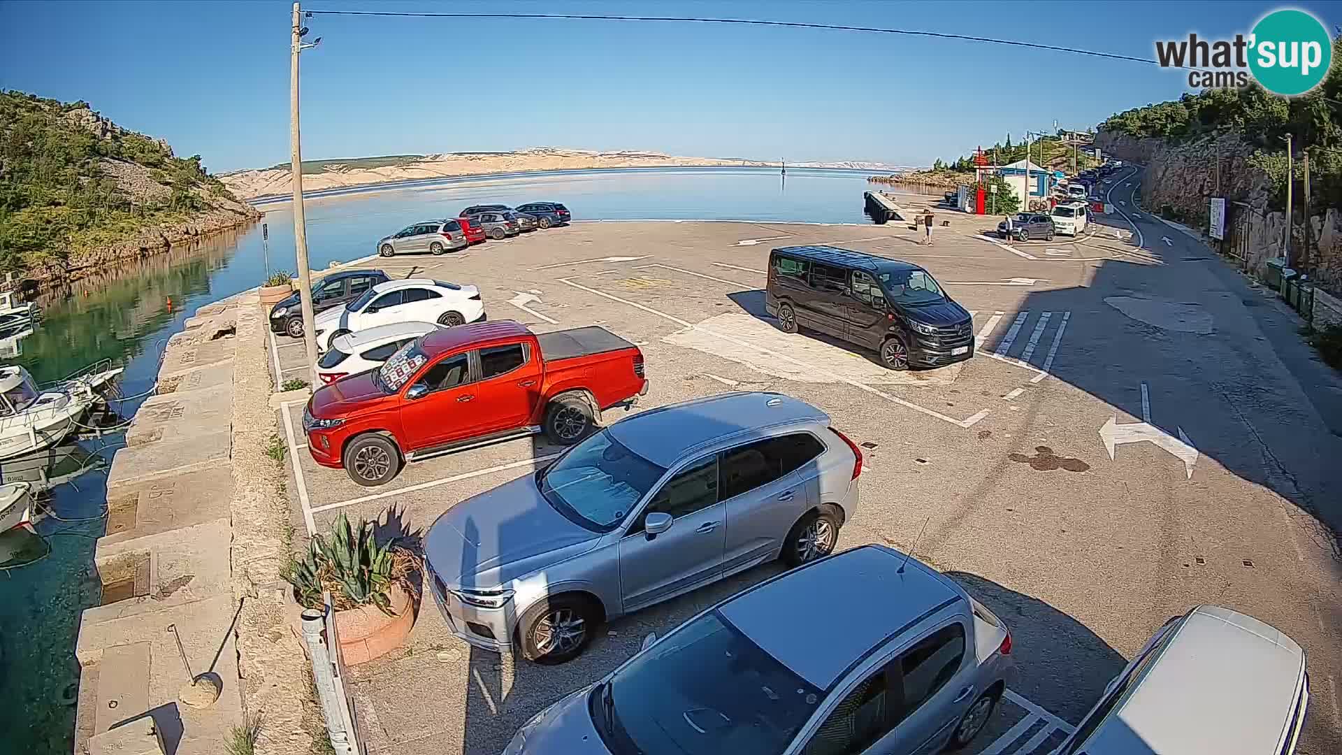 Webcam porto traghetti di Prizna – per l’isola di Pag