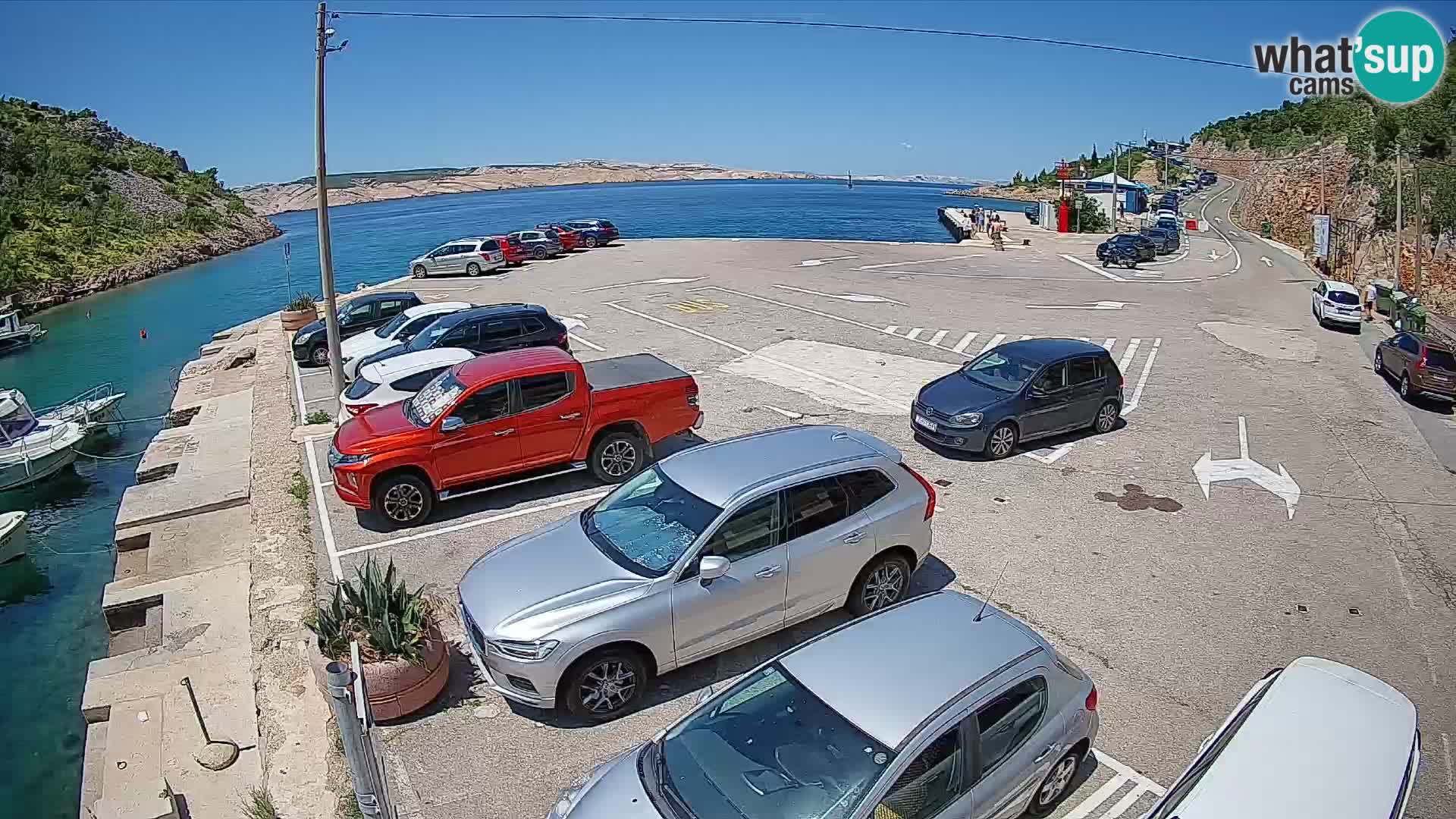 Webcam porto traghetti di Prizna – per l’isola di Pag