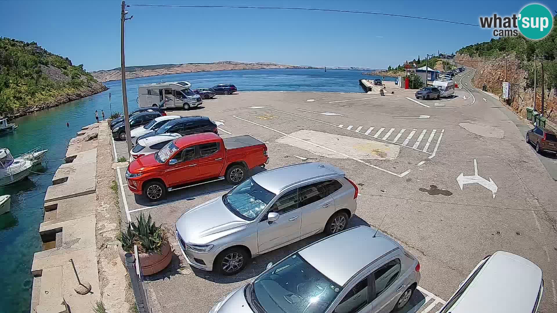 Webcam porto traghetti di Prizna – per l’isola di Pag