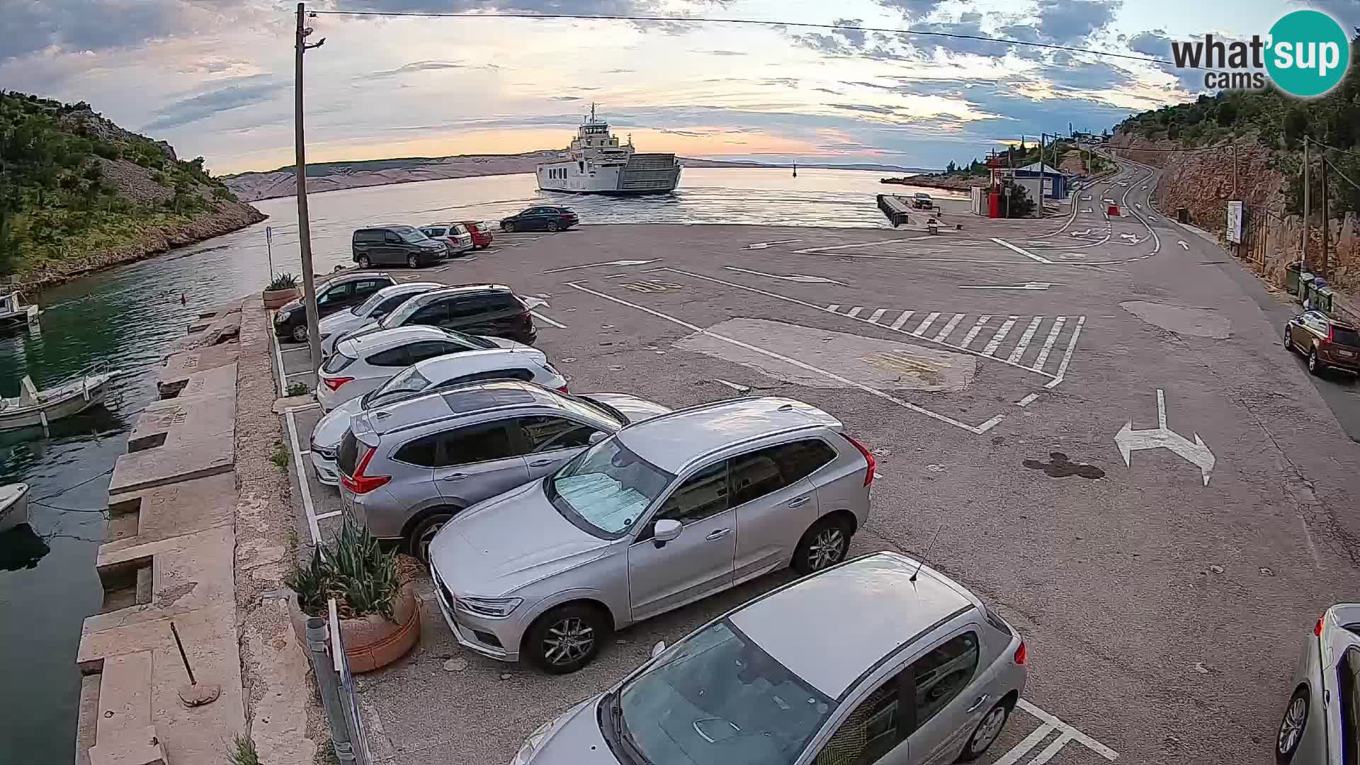 Webcam porto traghetti di Prizna – per l’isola di Pag